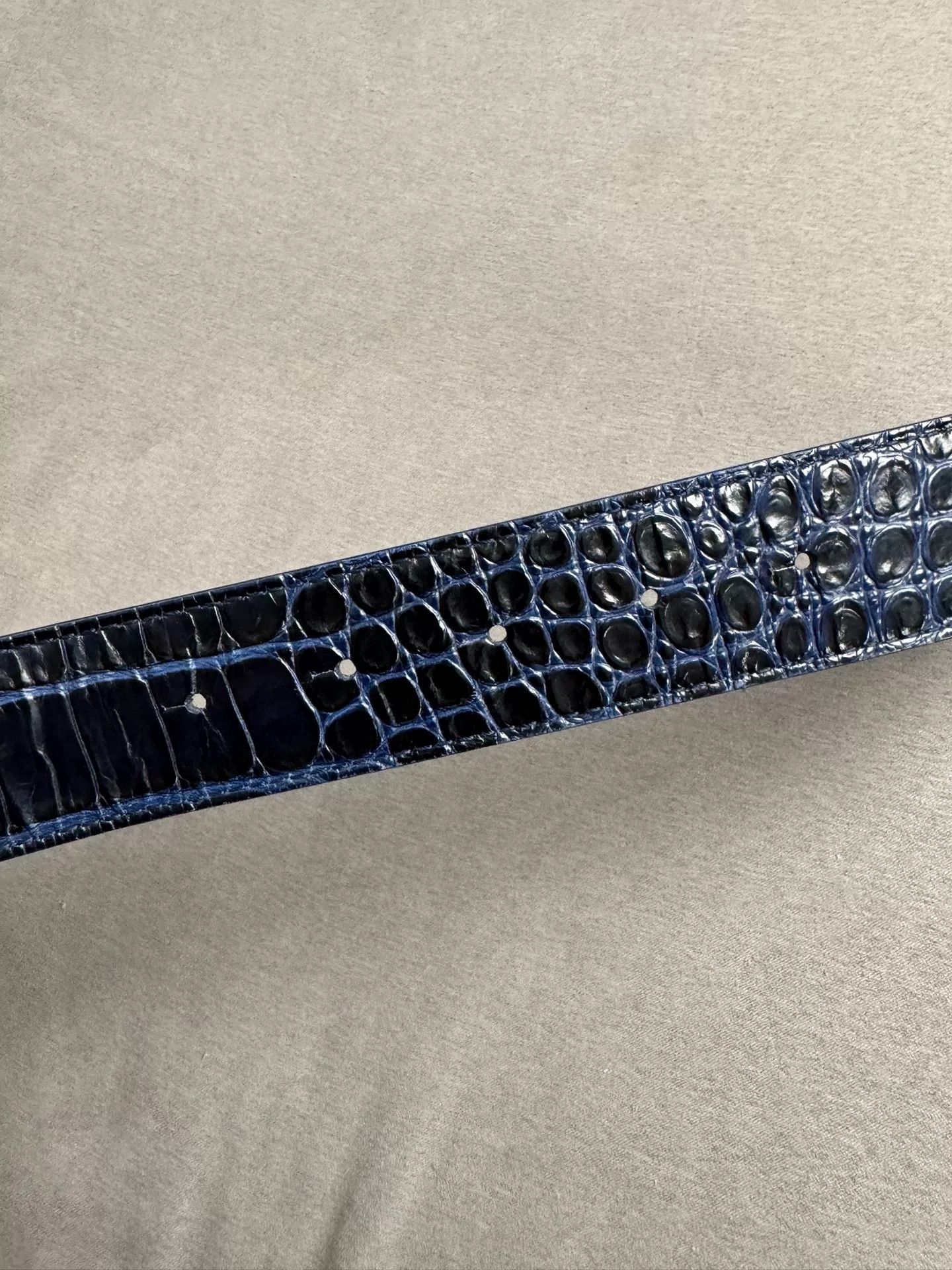 Balenciaga Balenciaga Crocodile Pattern Belt Second Hand Size ONE SIZE - 5 Thumbnail