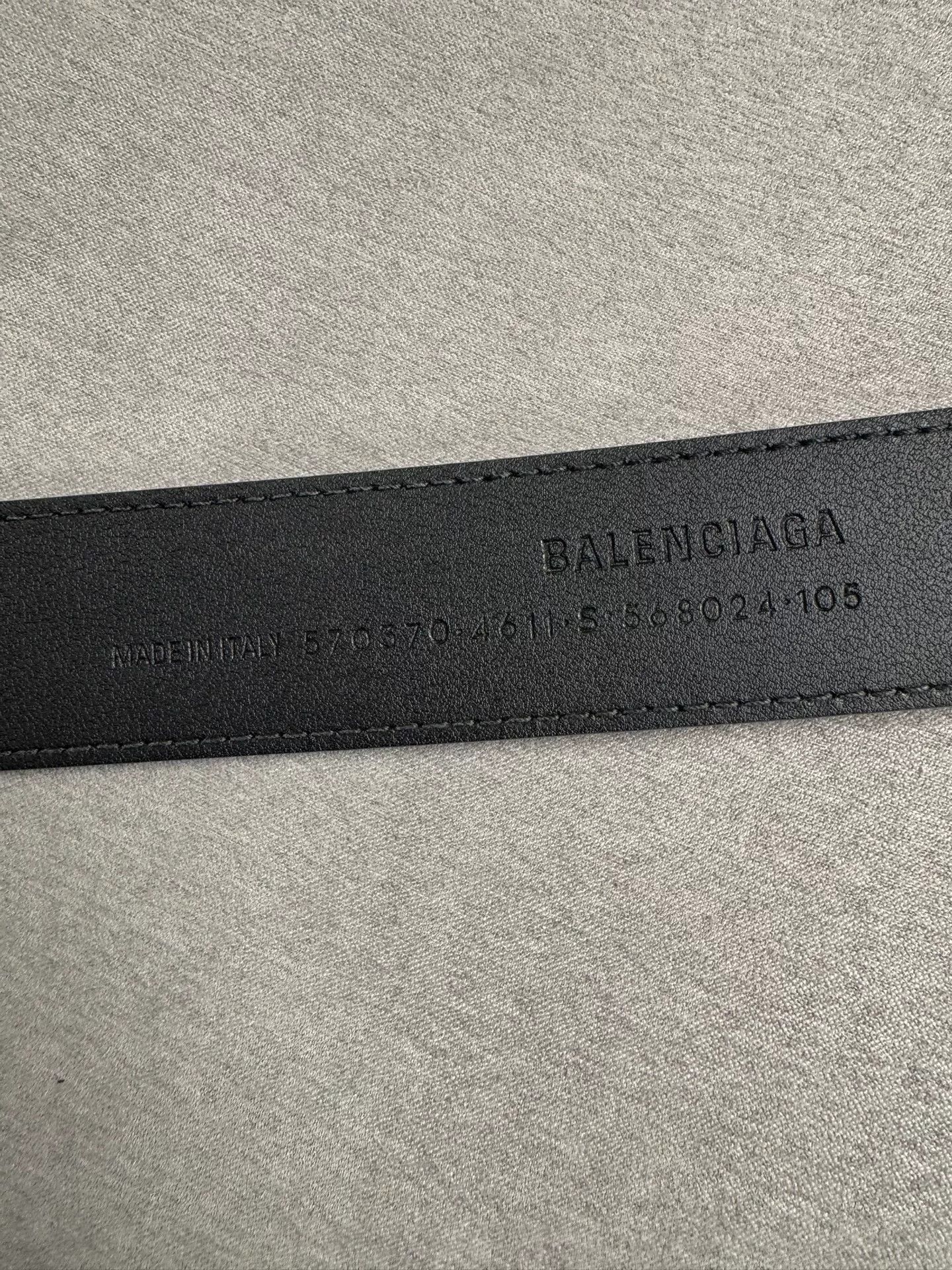 Balenciaga Balenciaga Crocodile Pattern Belt Second Hand Size ONE SIZE - 6 Thumbnail
