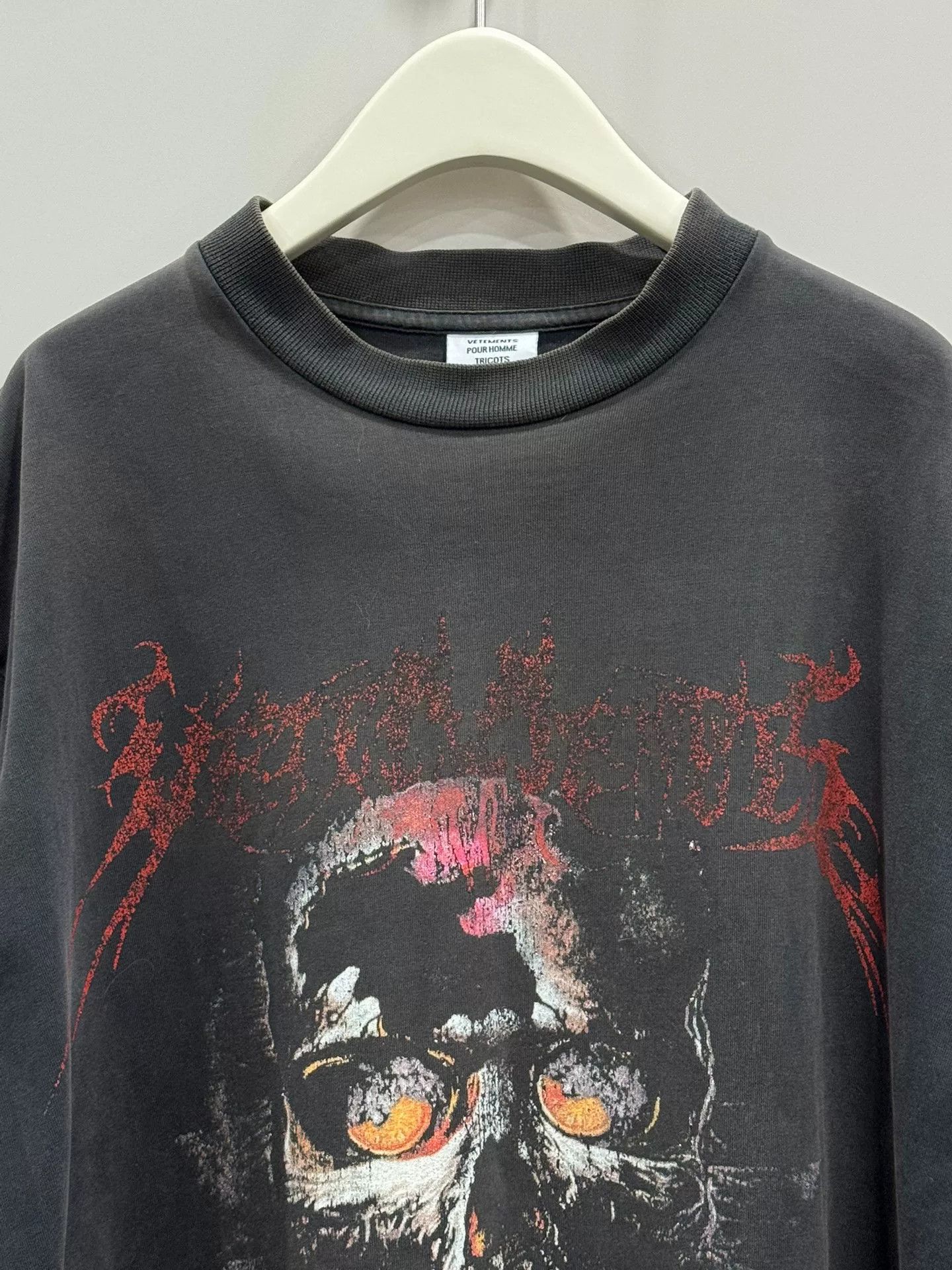 Vetements vetements washed short sleeve t-shirt xs Size US XS / EU 42 / 0 - 3 Thumbnail