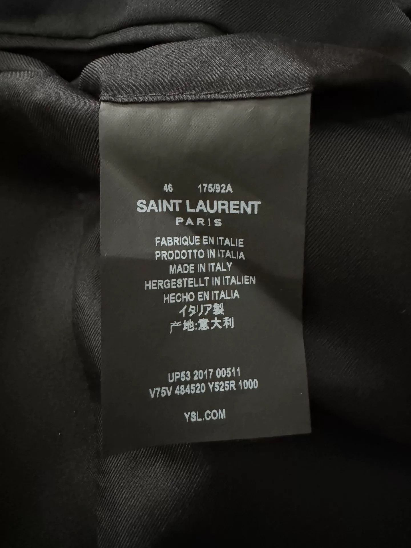 Saint Laurent Paris black velvet smoking suit from Saint Laurent Size US M / EU 48-50 / 2 - 8 Thumbnail
