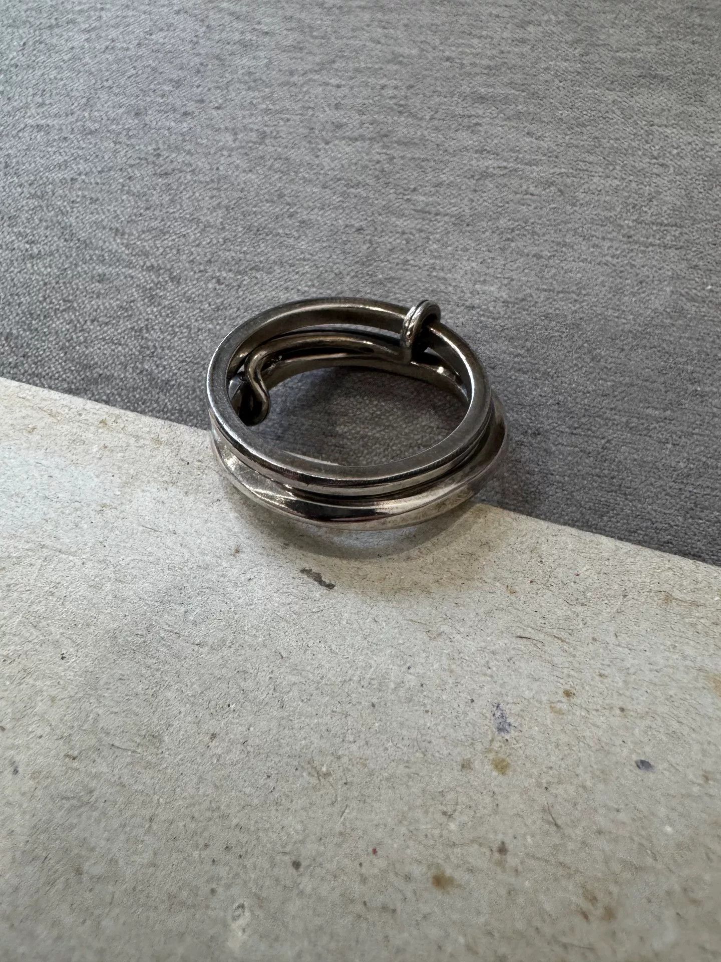 Werkstatt Munchen Silver Link Ring from Werkstatt Munchen Size ONE SIZE - 2 Thumbnail