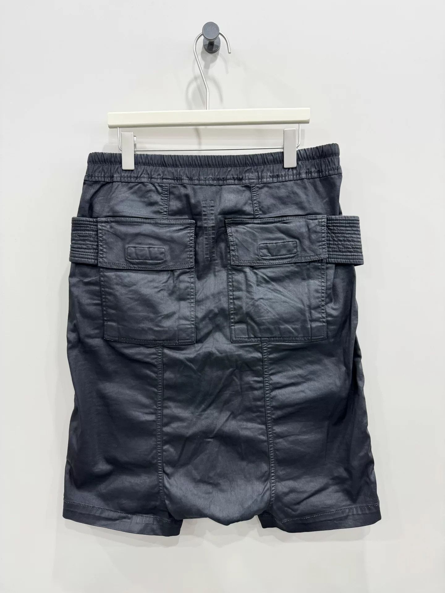 Rick Owens Rick Owens Dual Ring Waxed Shorts M Size US 38 / EU 54 - 2 Thumbnail