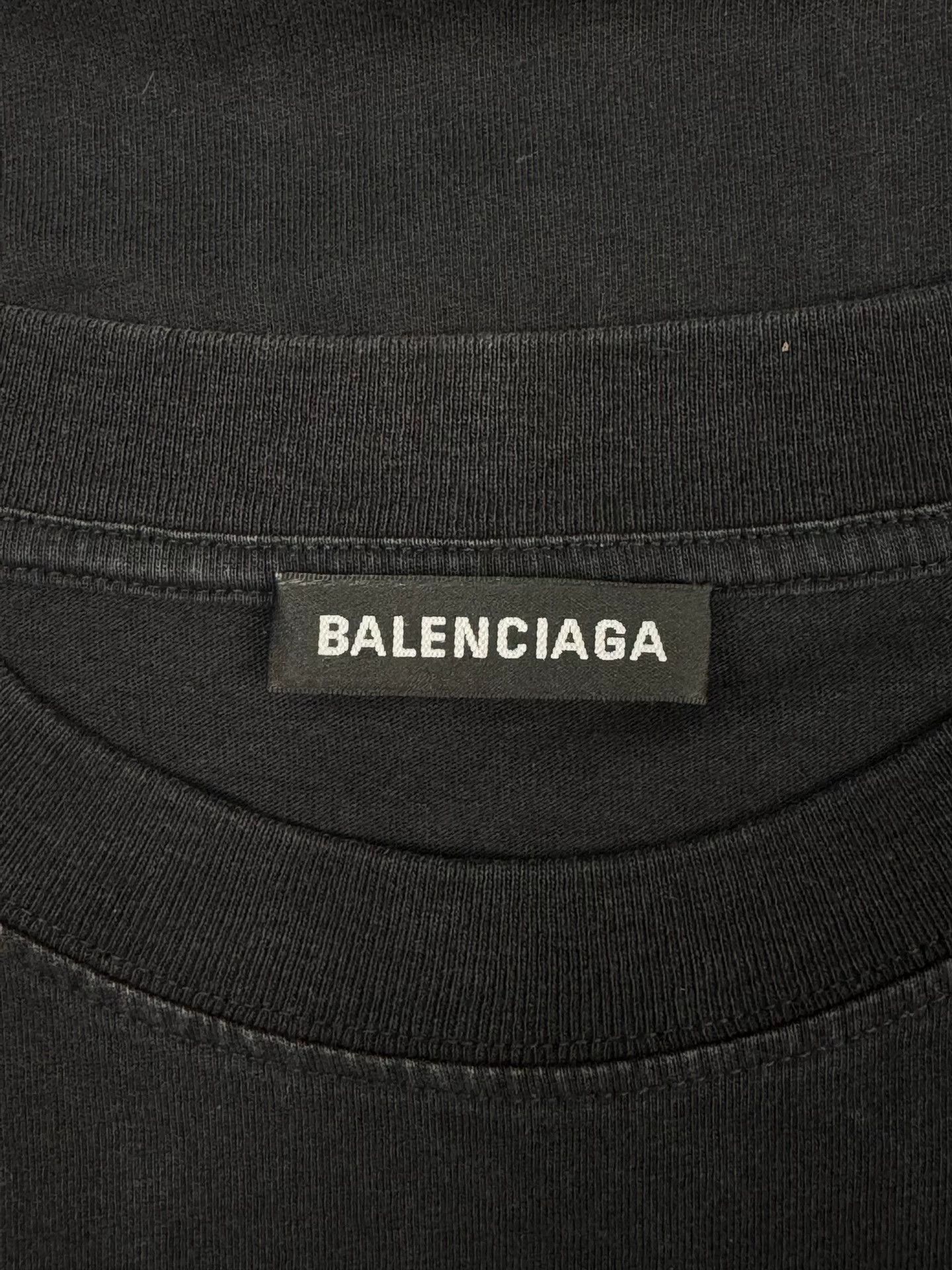 Balenciaga balenciaga short sleeve t-shirt with embroidery Size US S / EU 44-46 / 1 - 7 Thumbnail