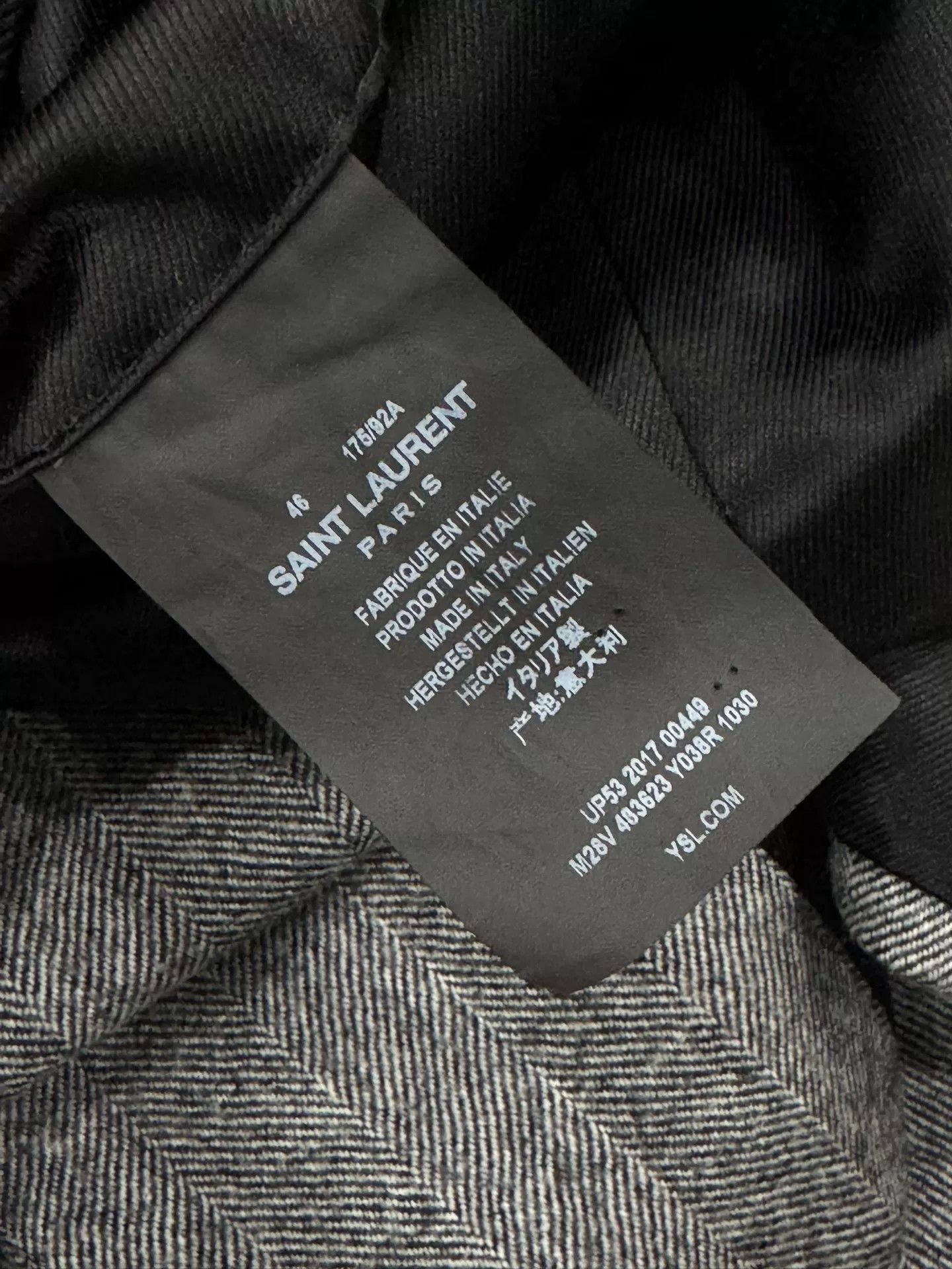 Saint Laurent Paris Saint Laurent Wool Blazer Size 46 Second Hand Size US M / EU 48-50 / 2 - 8 Thumbnail