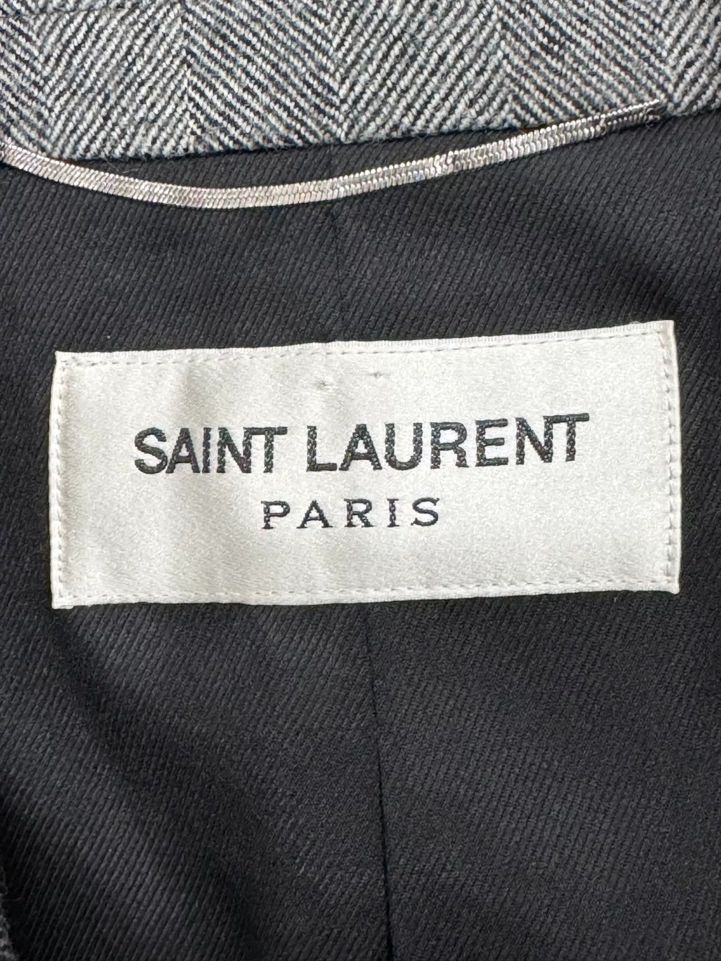 Saint Laurent Paris Saint Laurent Wool Blazer Size 46 Second Hand Size US M / EU 48-50 / 2 - 7 Thumbnail