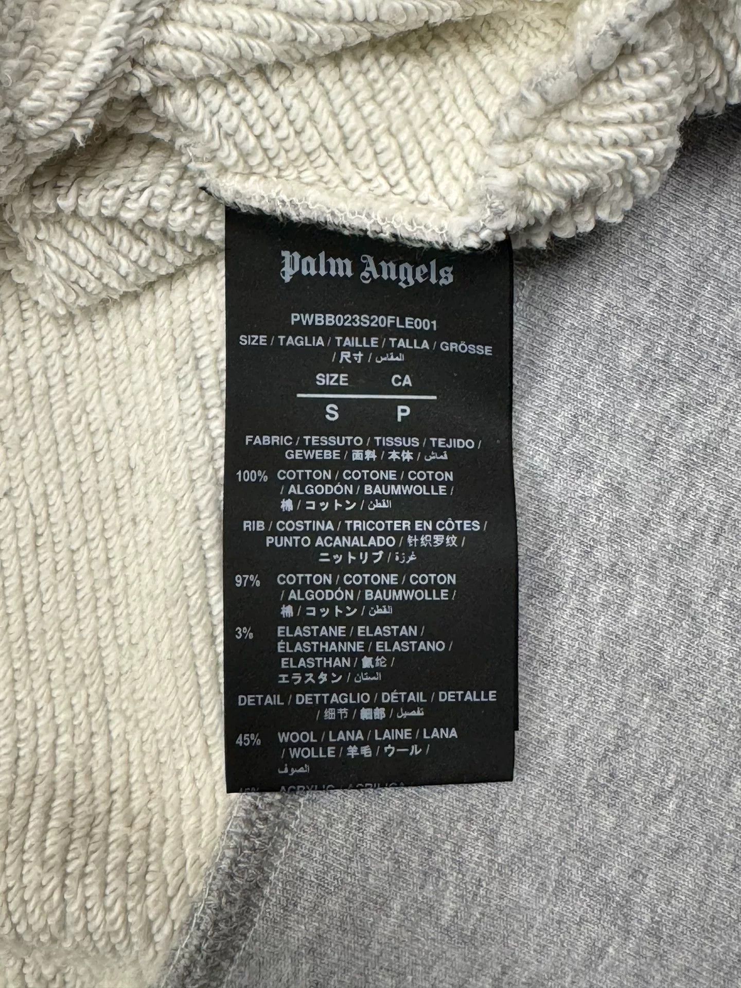 Palm Angels gray palm angels teddy bear hoodie Size US S / EU 44-46 / 1 - 6 Thumbnail