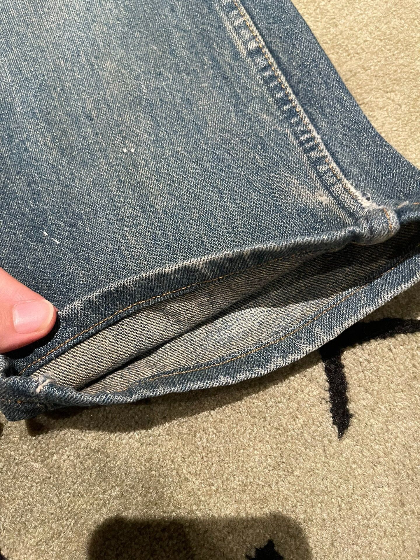 Helmut Lang helmut lang painted jeans vintage archive style Size US 29 - 4 Thumbnail