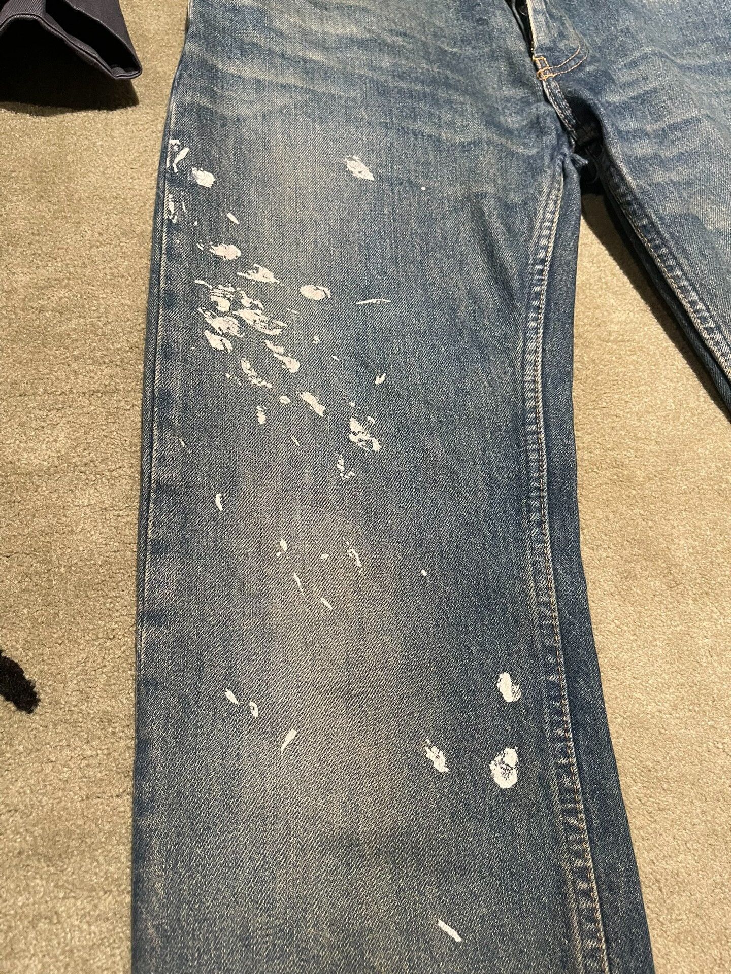 Helmut Lang helmut lang painted jeans vintage archive style Size US 29 - 2 Thumbnail