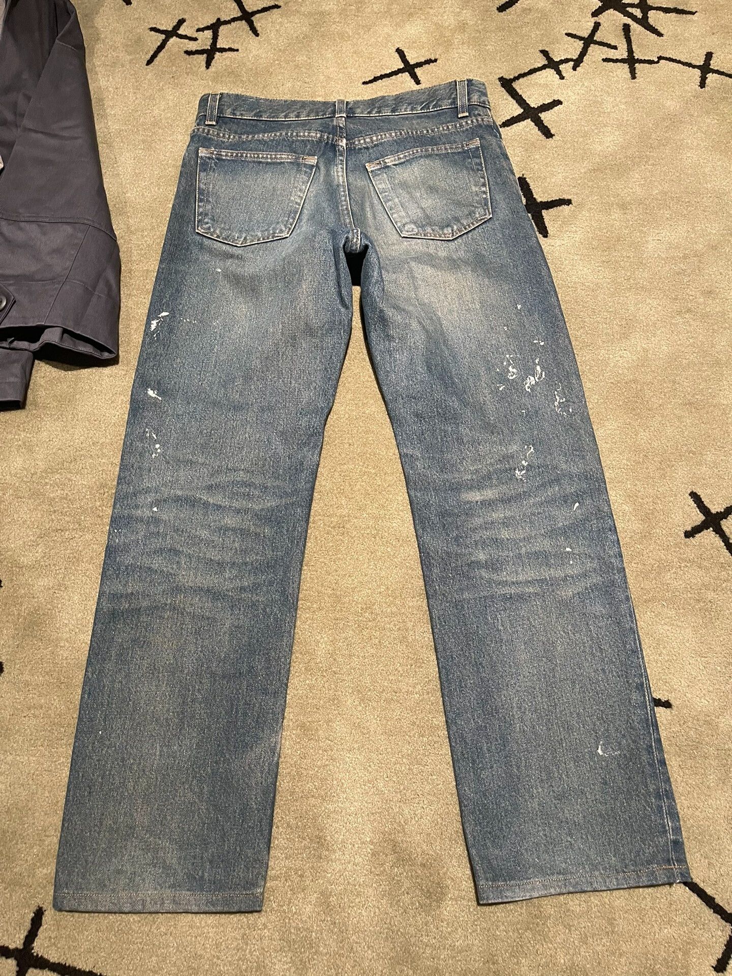 Helmut Lang helmut lang painted jeans vintage archive style Size US 29 - 8 Thumbnail