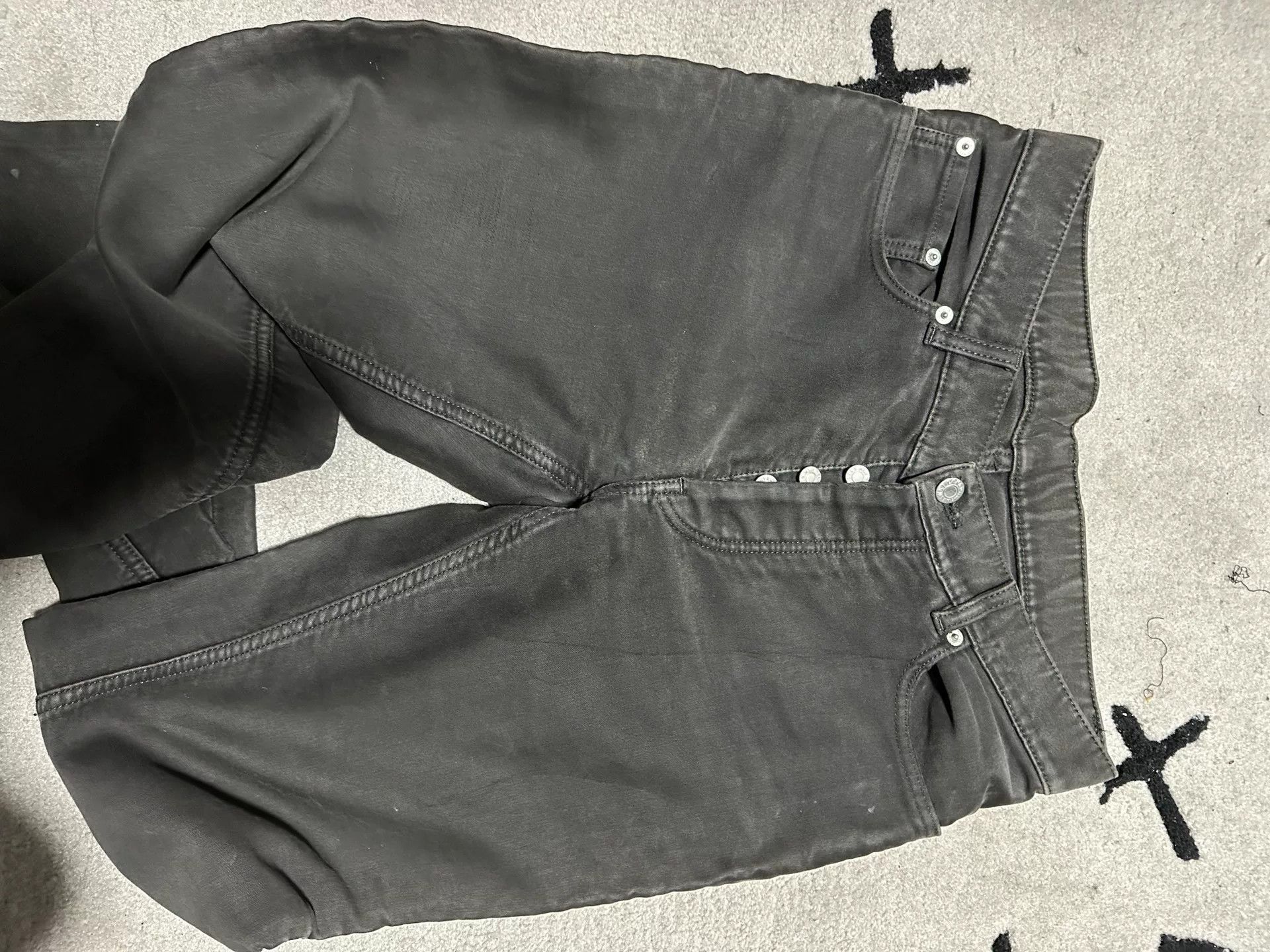 Helmut Lang Helmut Lang Black Denim Pants Size 30 Size US 30 / EU 46 - 3 Thumbnail