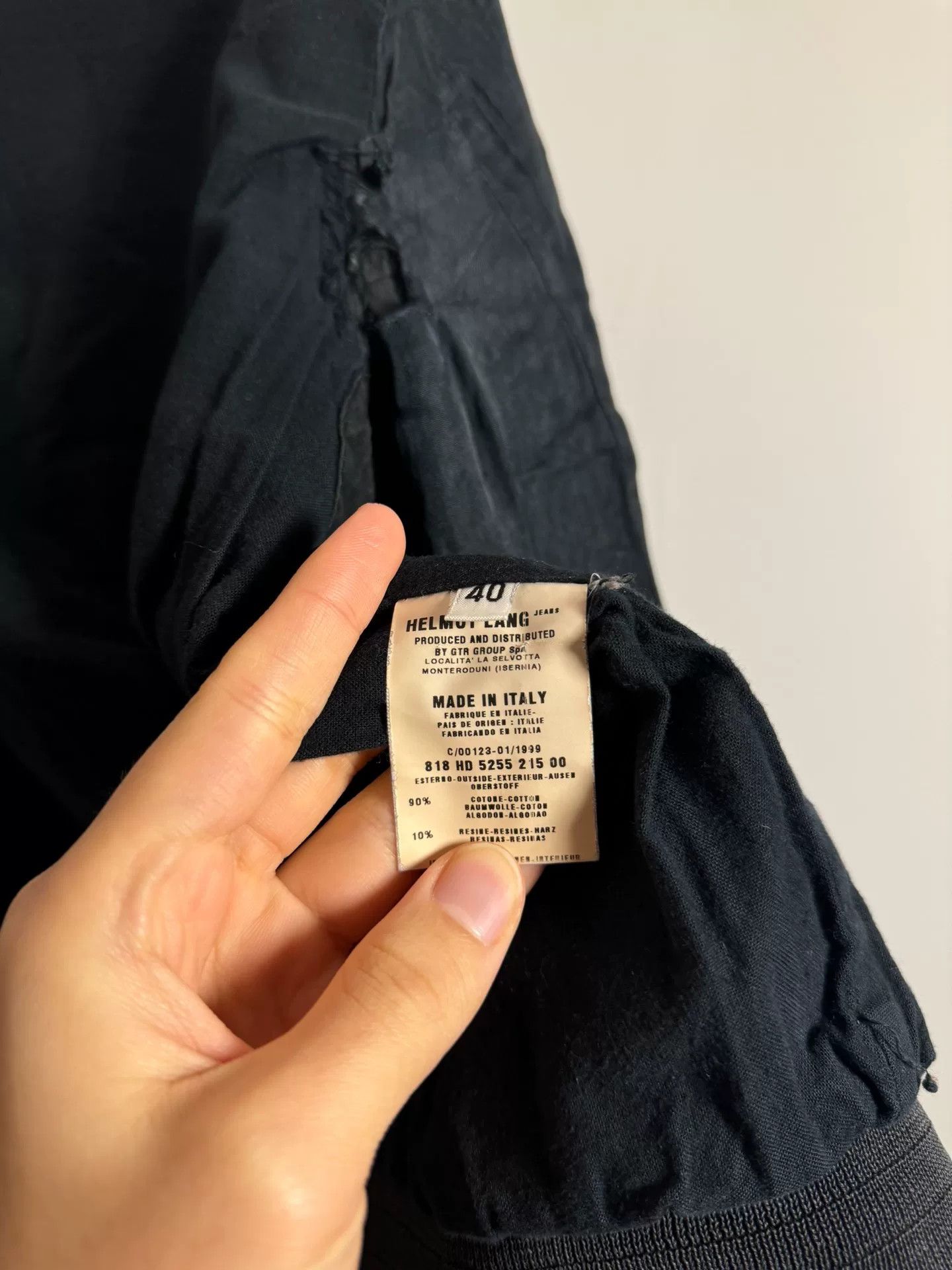 Helmut Lang helmut lang high neck bomber jacket Size US M / EU 48-50 / 2 - 4 Thumbnail