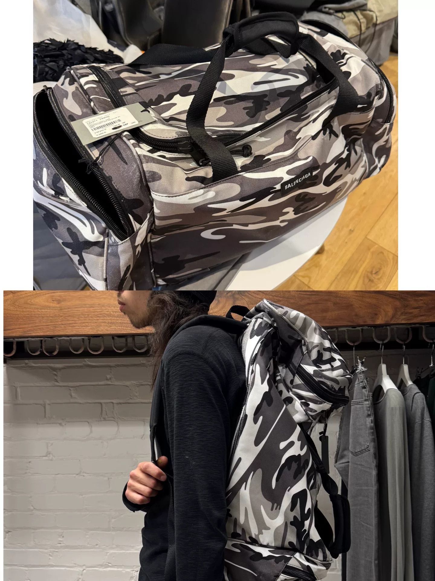 Balenciaga balenciaga convertible gym duffel backpack Size ONE SIZE - 3 Thumbnail