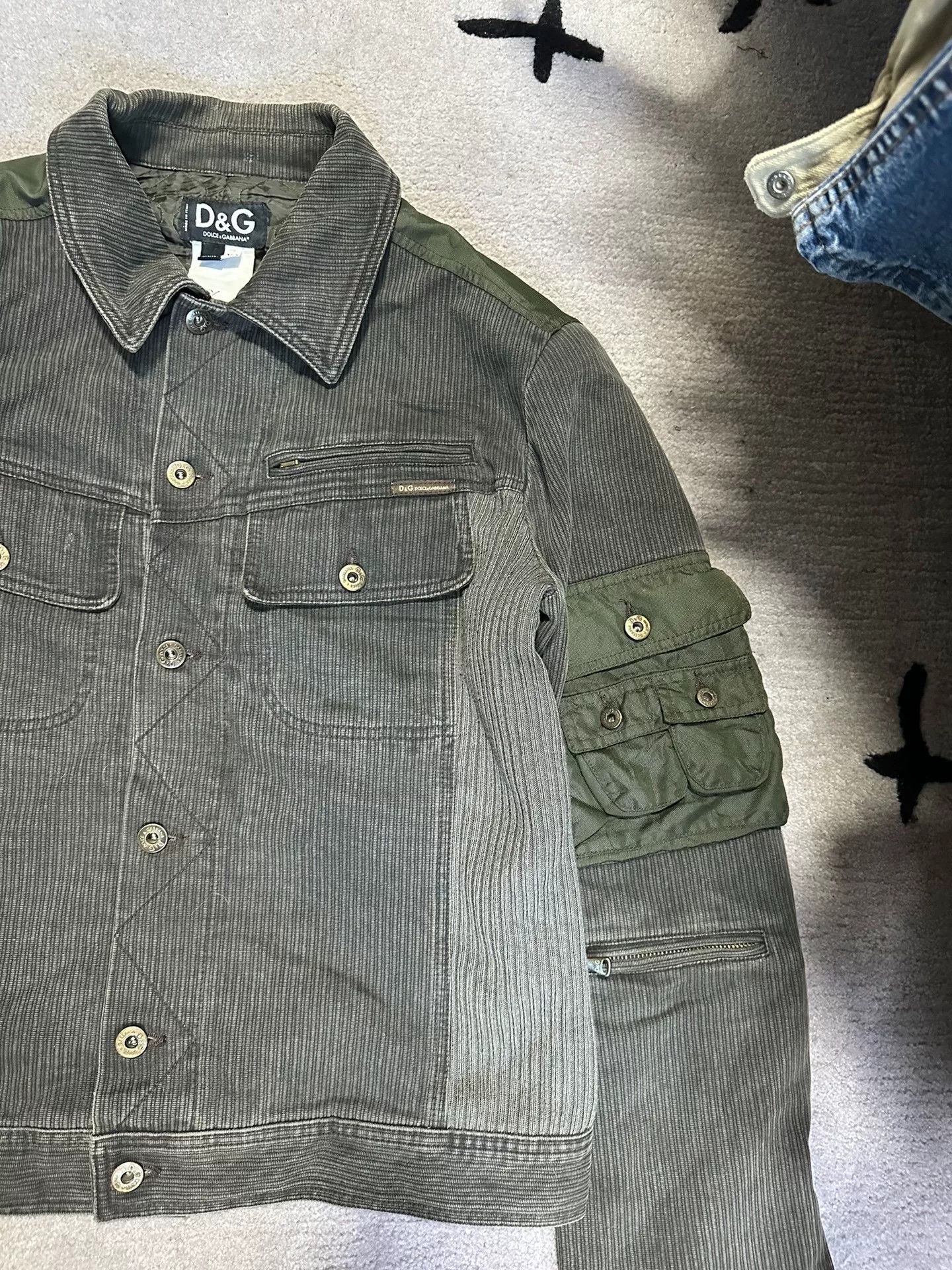 Dolce & Gabbana Dolce & Gabbana Hunter Cargo Jacket A/W 2003 Size US XL / EU 56 / 4 - 2 Thumbnail