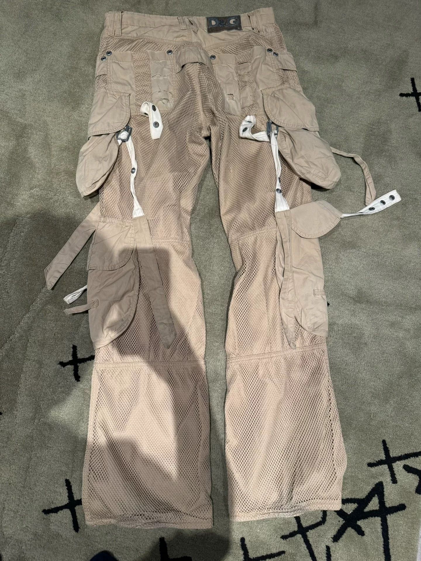 Dolce & Gabbana dolce&gabbana distressed cargo pants with straps Size US 31 - 7 Thumbnail