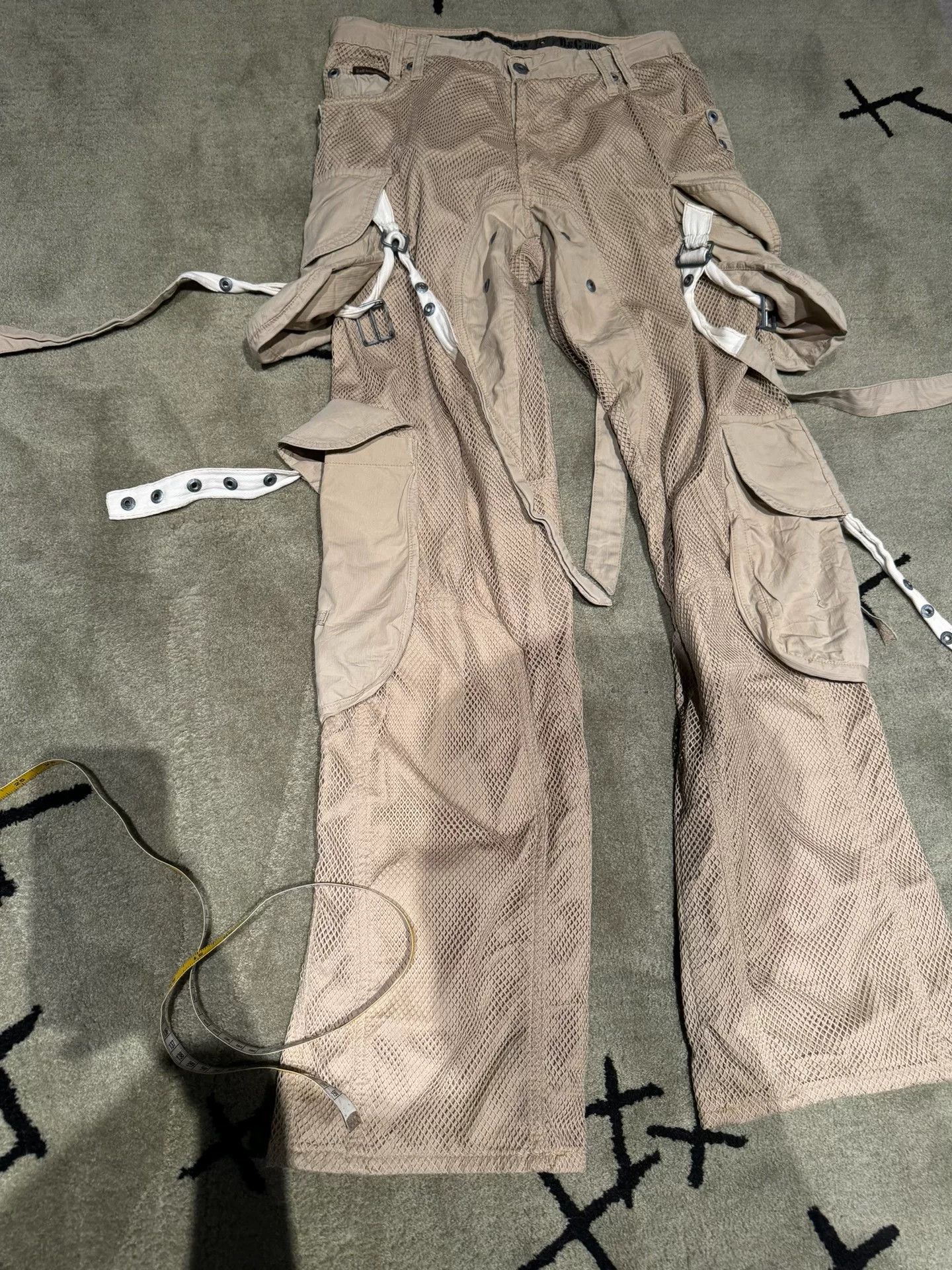 Dolce & Gabbana dolce&gabbana distressed cargo pants with straps Size US 31 - 2 Thumbnail