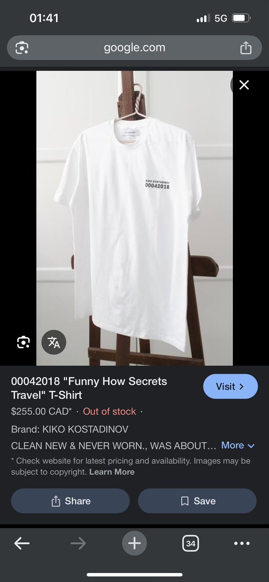 Kiko Kostadinov 2 Deaths 3 Births Kiko Kostadinov T-Shirt Size US S / EU 44-46 / 1 - 8 Thumbnail