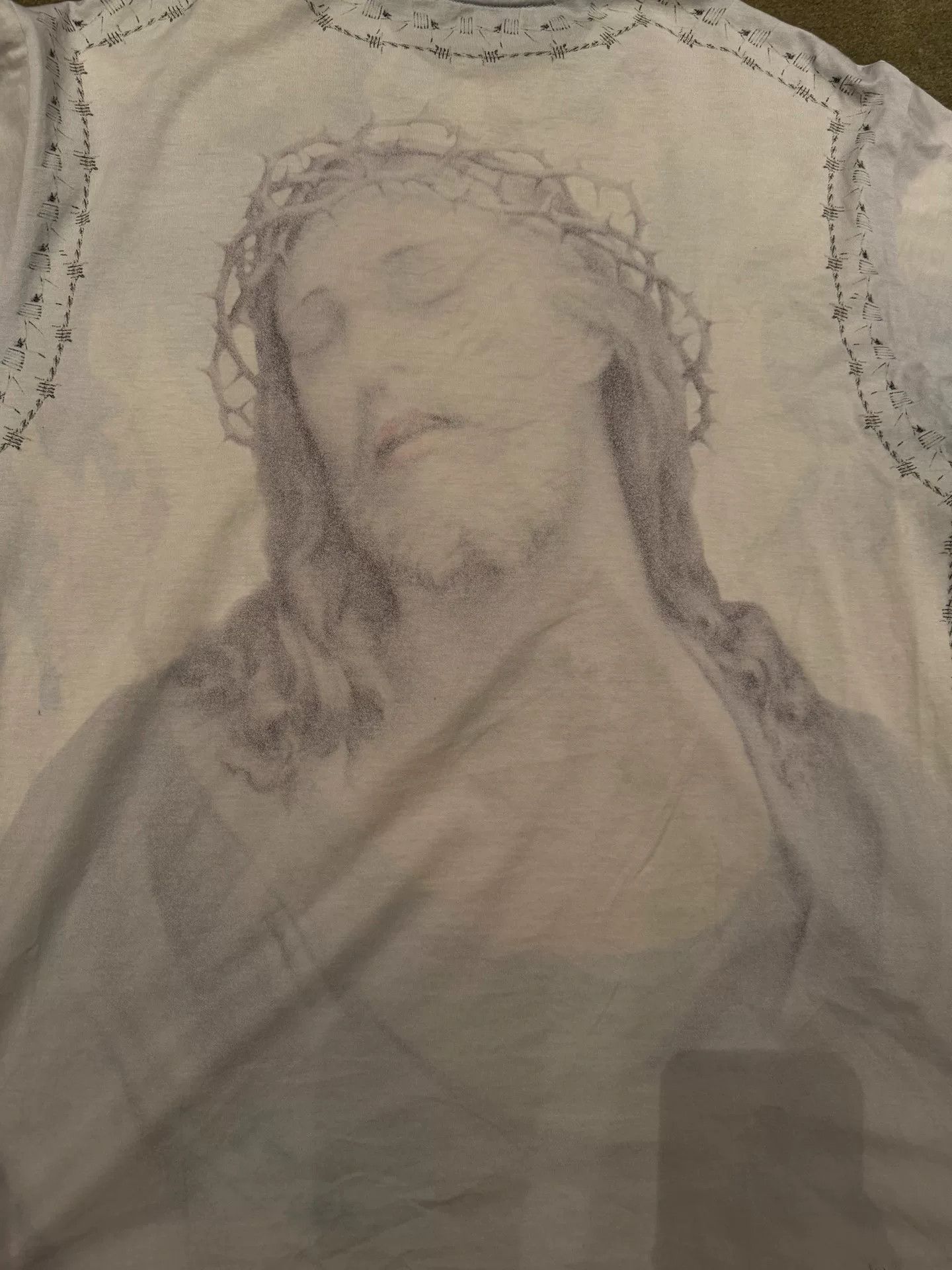 Givenchy givenchy oversized jesus graphic t-shirt Size US XS / EU 42 / 0 - 5 Thumbnail