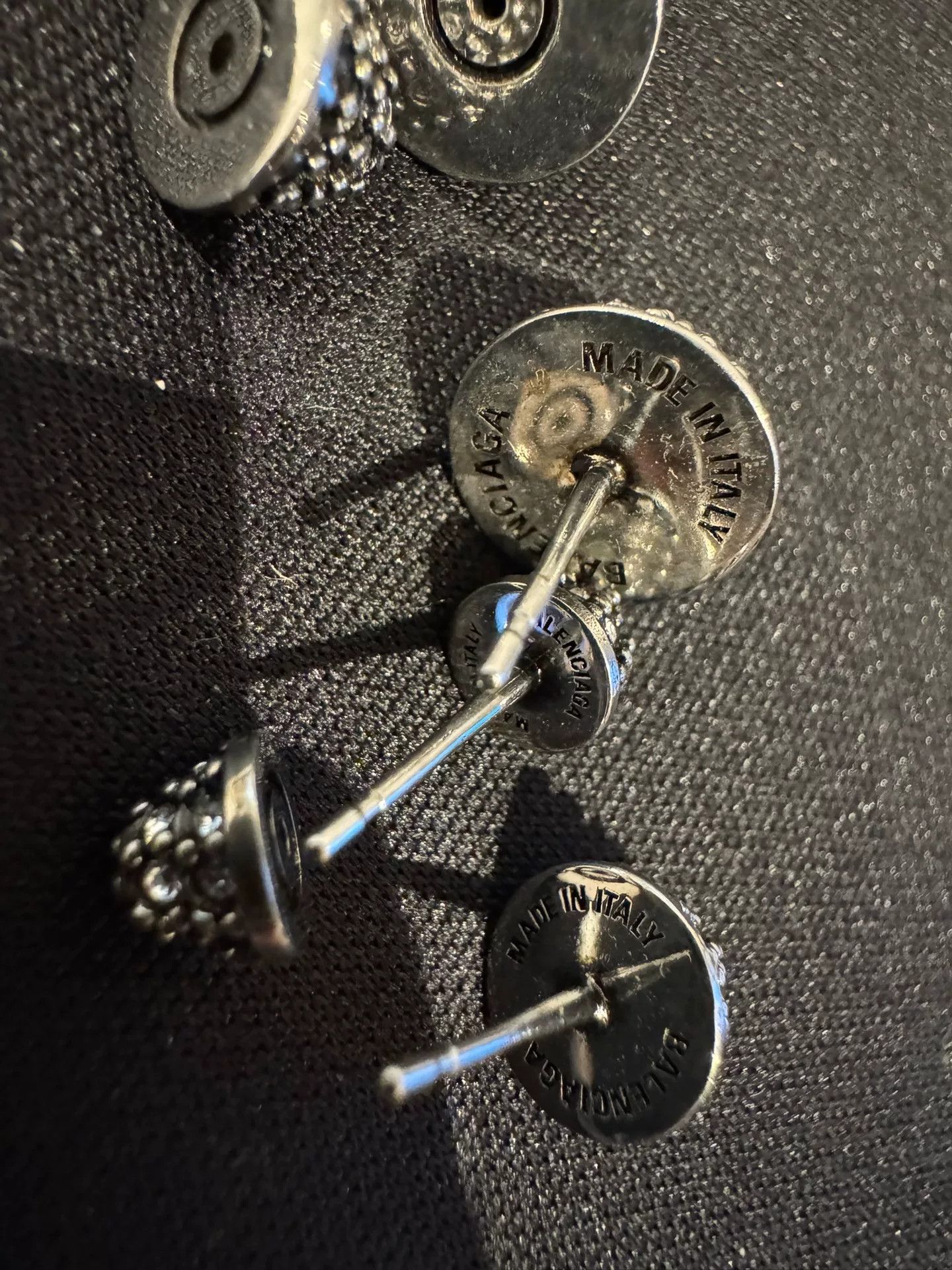 Balenciaga balenciaga diamond stud earrings set Size ONE SIZE - 3 Thumbnail