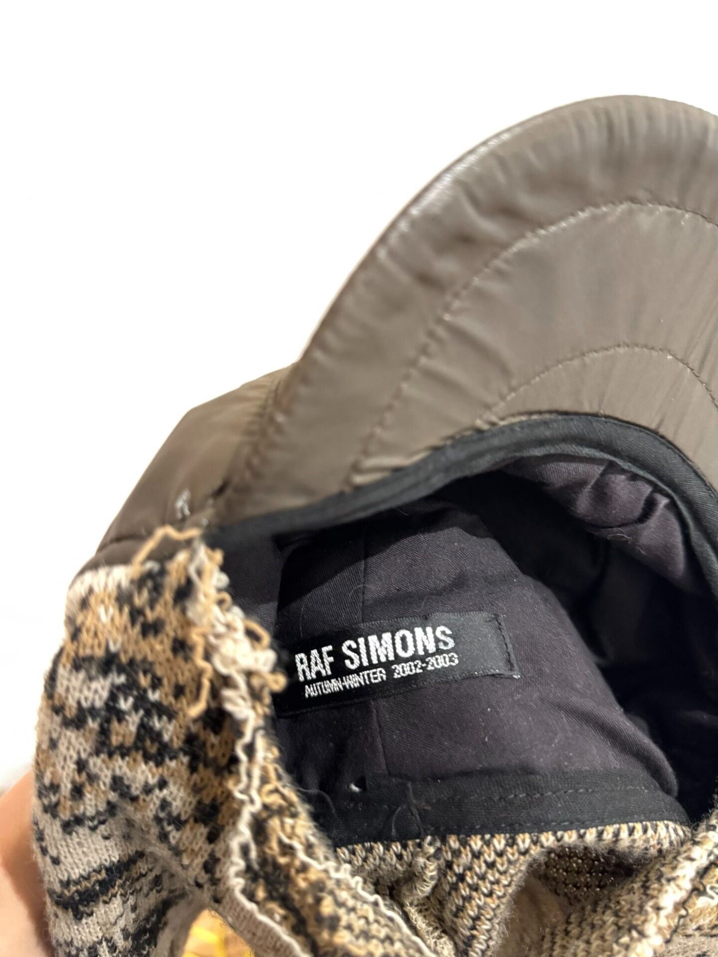 Raf Simons digital camouflage knit balaclava hat Size ONE SIZE - 2 Thumbnail