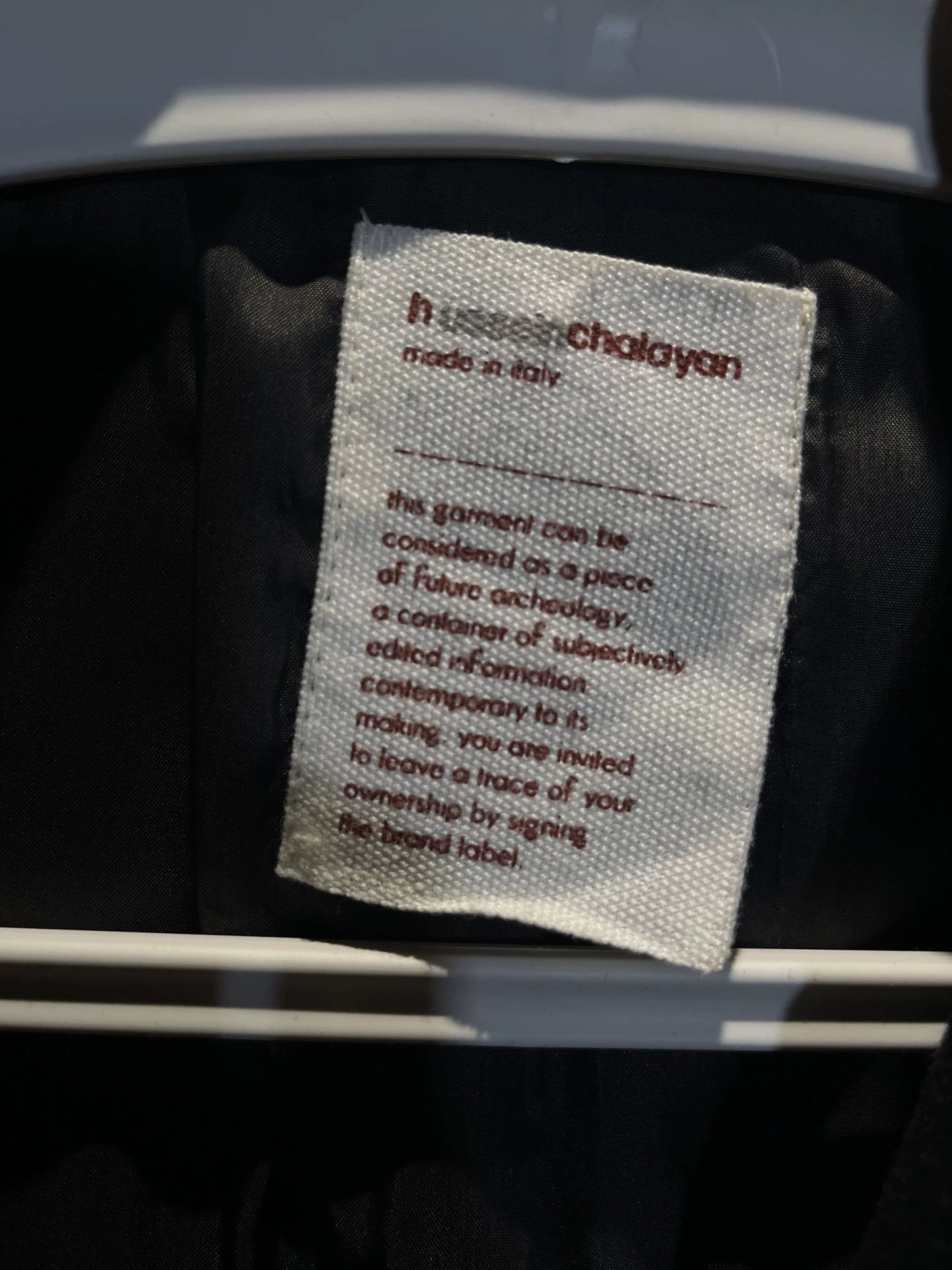 Hussein Chalayan stylish black blazer by hussein chalayan Size US M / EU 48-50 / 2 - 4 Thumbnail