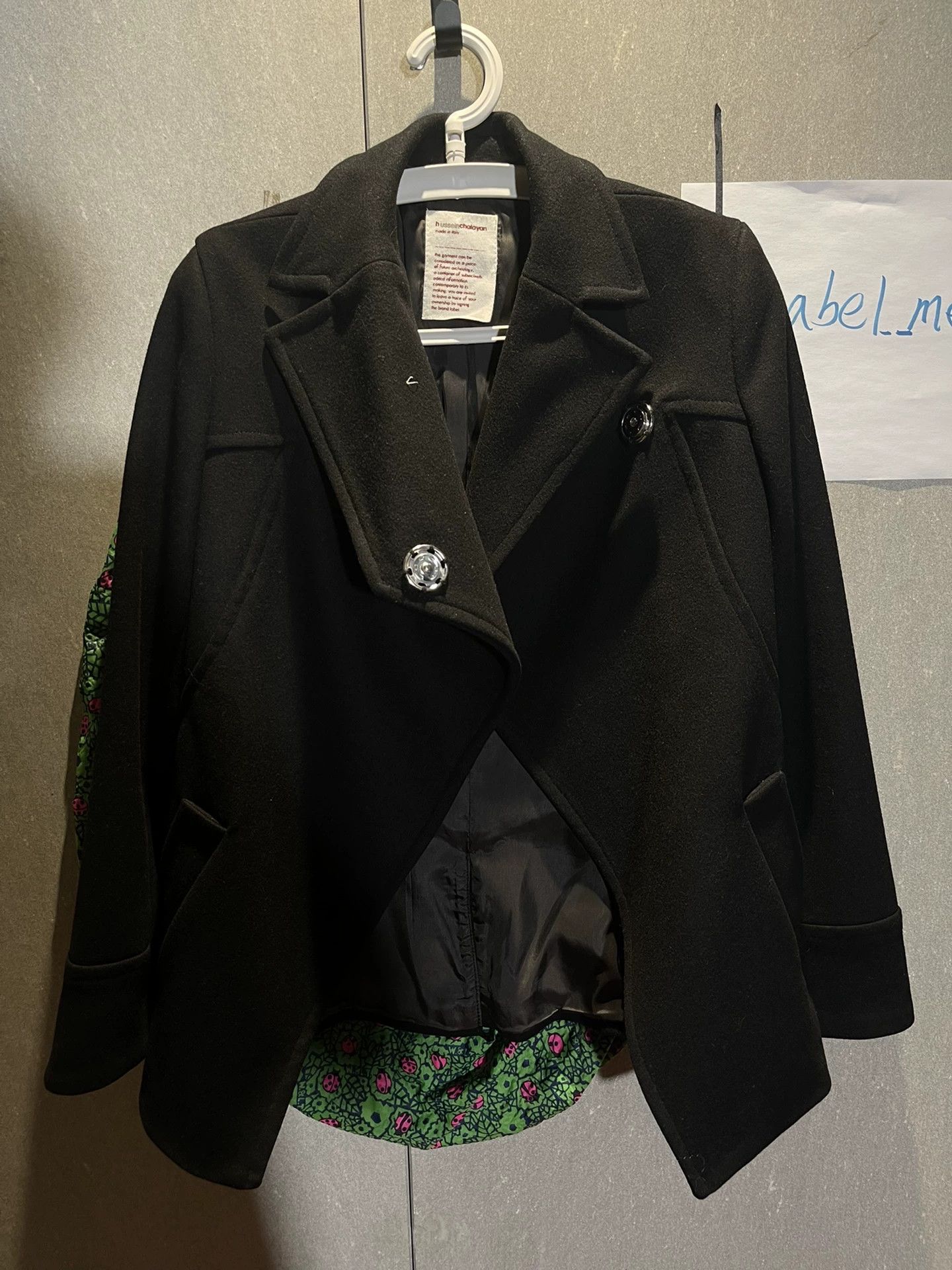 Hussein Chalayan stylish black blazer by hussein chalayan Size US M / EU 48-50 / 2 - 2 Thumbnail