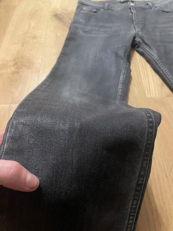 Balenciaga balenciaga waxed grey skinny jeans prototype Size US 30 / EU 46 - 4 Thumbnail