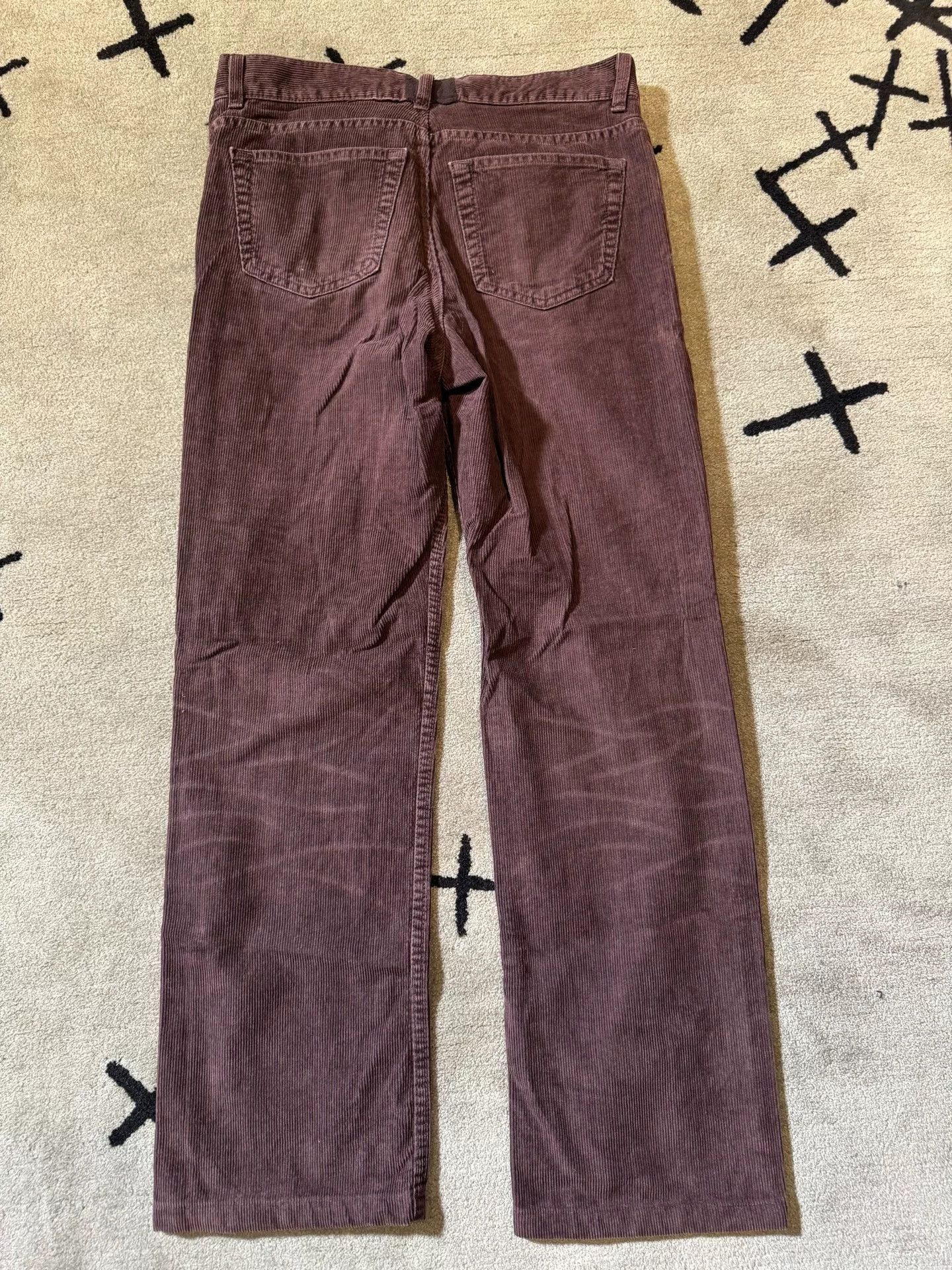 Helmut Lang vintage brown corduroy boot cut pants Size US 30 / EU 46 - 6 Thumbnail