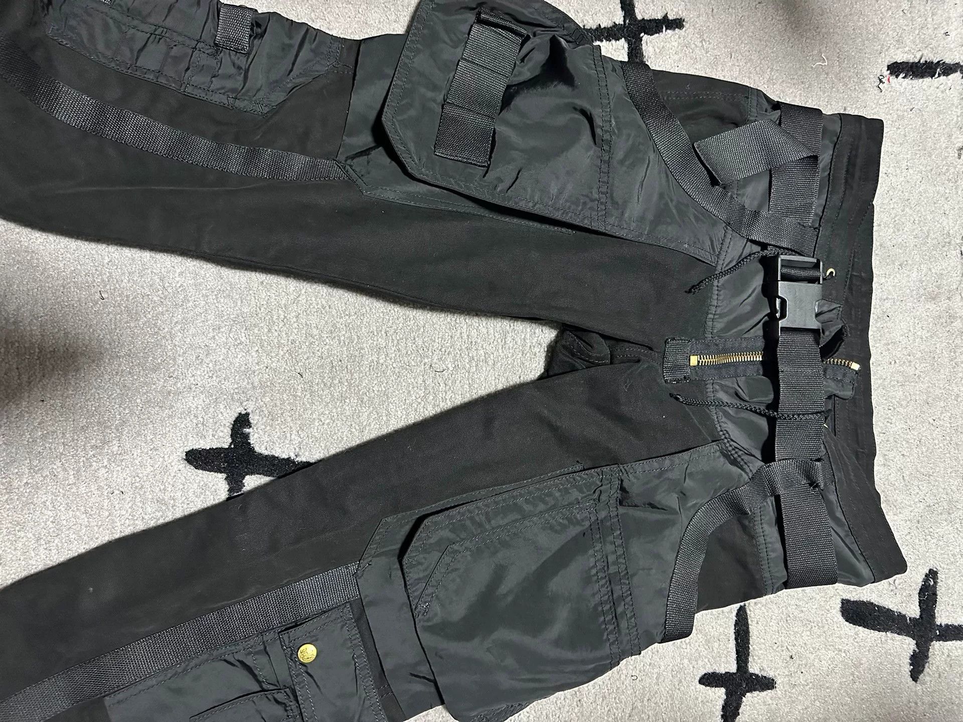 Jean Paul Gaultier Jean Paul Gaultier Bondage Cargo Pants Size US 31 - 3 Thumbnail