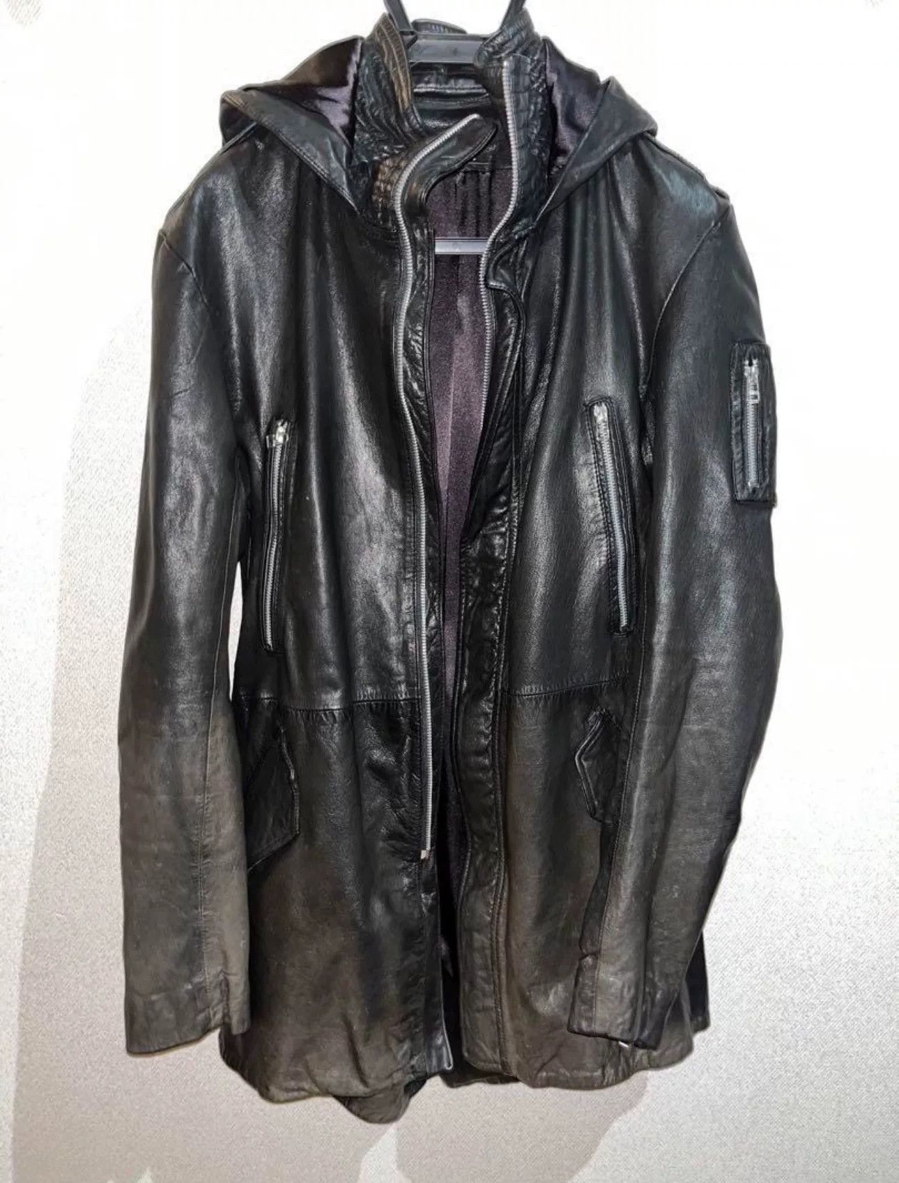 Addict Clothes Japan rare hooded leather jacket from 14th addiction Size US M / EU 48-50 / 2 - 6 Thumbnail