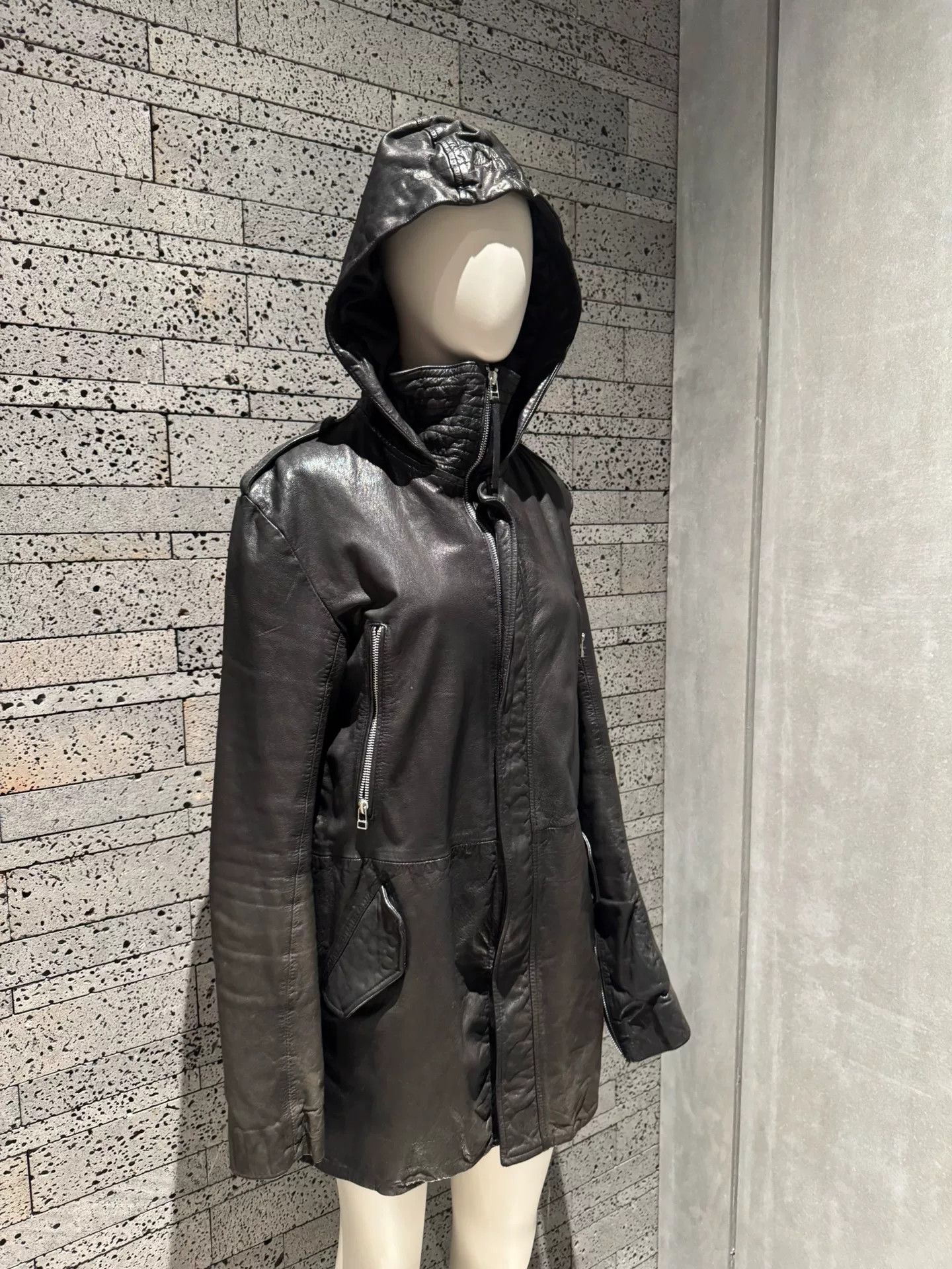 Addict Clothes Japan rare hooded leather jacket from 14th addiction Size US M / EU 48-50 / 2 - 4 Thumbnail