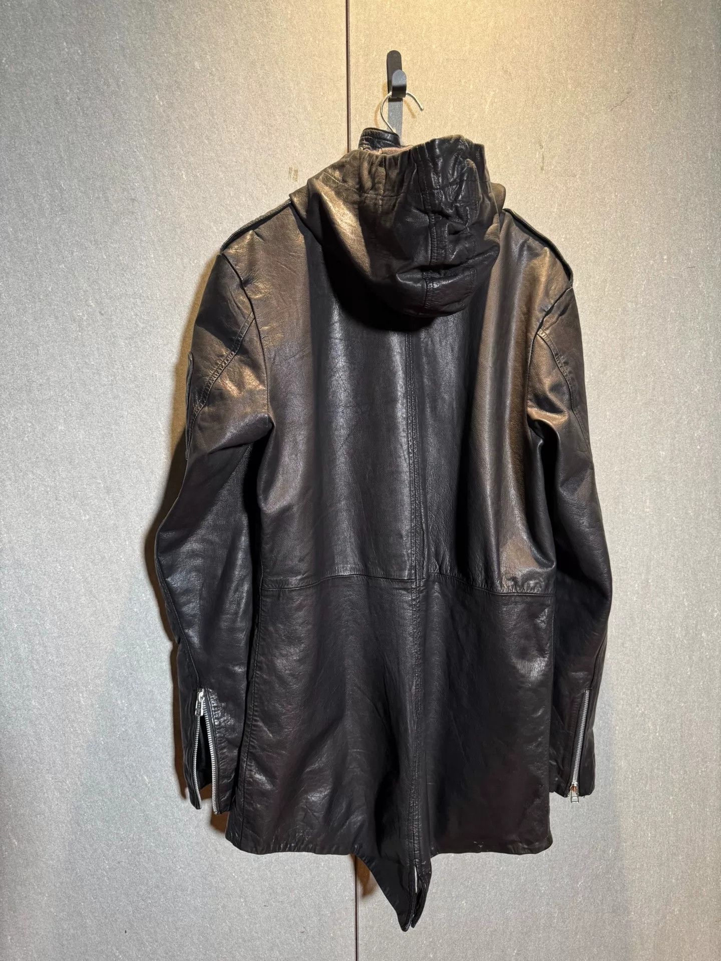 Addict Clothes Japan rare hooded leather jacket from 14th addiction Size US M / EU 48-50 / 2 - 8 Thumbnail