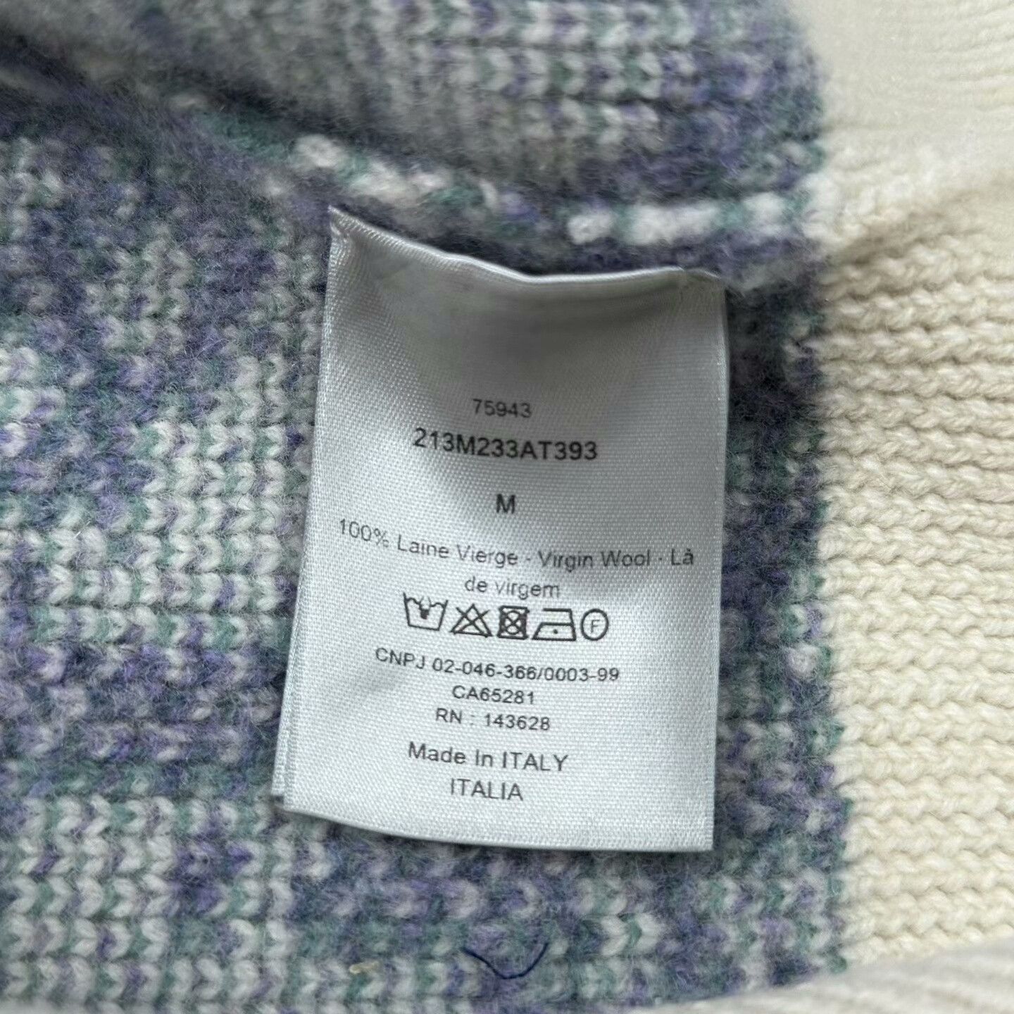 Dior dior white blue wool cardigan size m Size US M / EU 48-50 / 2 - 4 Thumbnail
