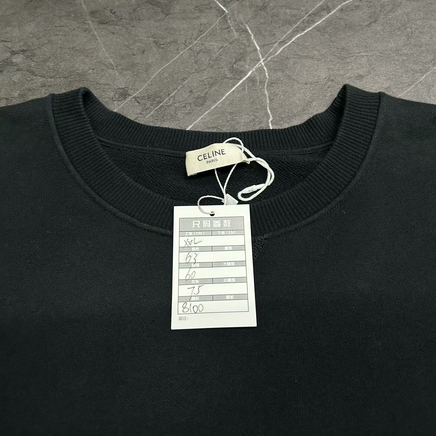 Celine Celine Logo Pullover Sweatshirt XXL Size Size XXL / US 16-18 / IT 52-54 - 4 Thumbnail