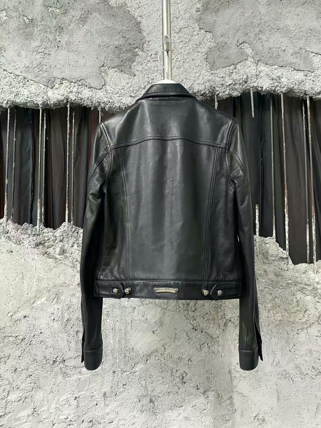 Chrome Hearts chrome hearts black leather jacket Size US S / EU 44-46 / 1 - 2 Thumbnail