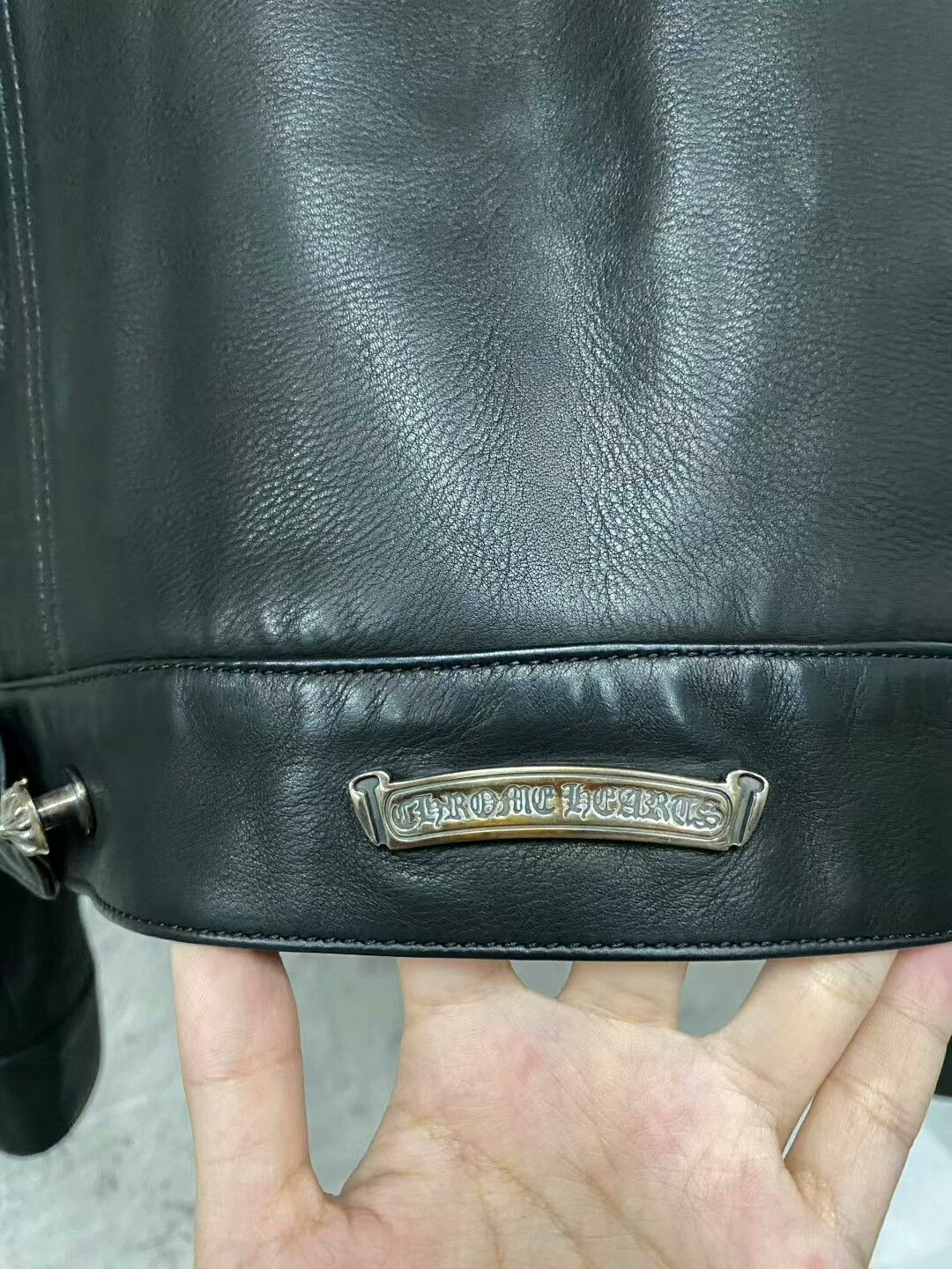 Chrome Hearts chrome hearts black leather jacket Size US S / EU 44-46 / 1 - 4 Thumbnail