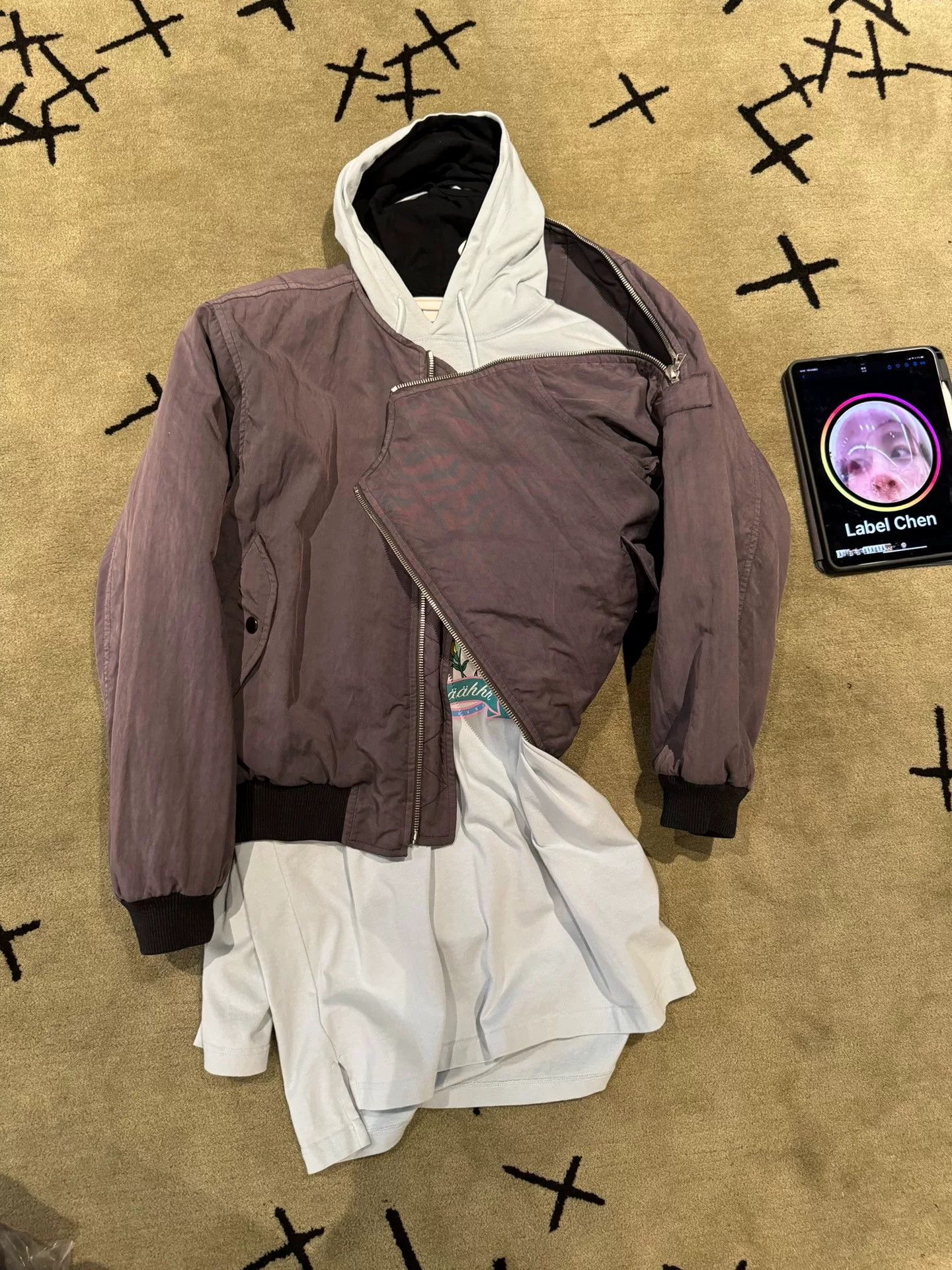 Dries Van Noten drapes van noten bomber jacket with reflective detailing Size US M / EU 48-50 / 2 - 5 Thumbnail