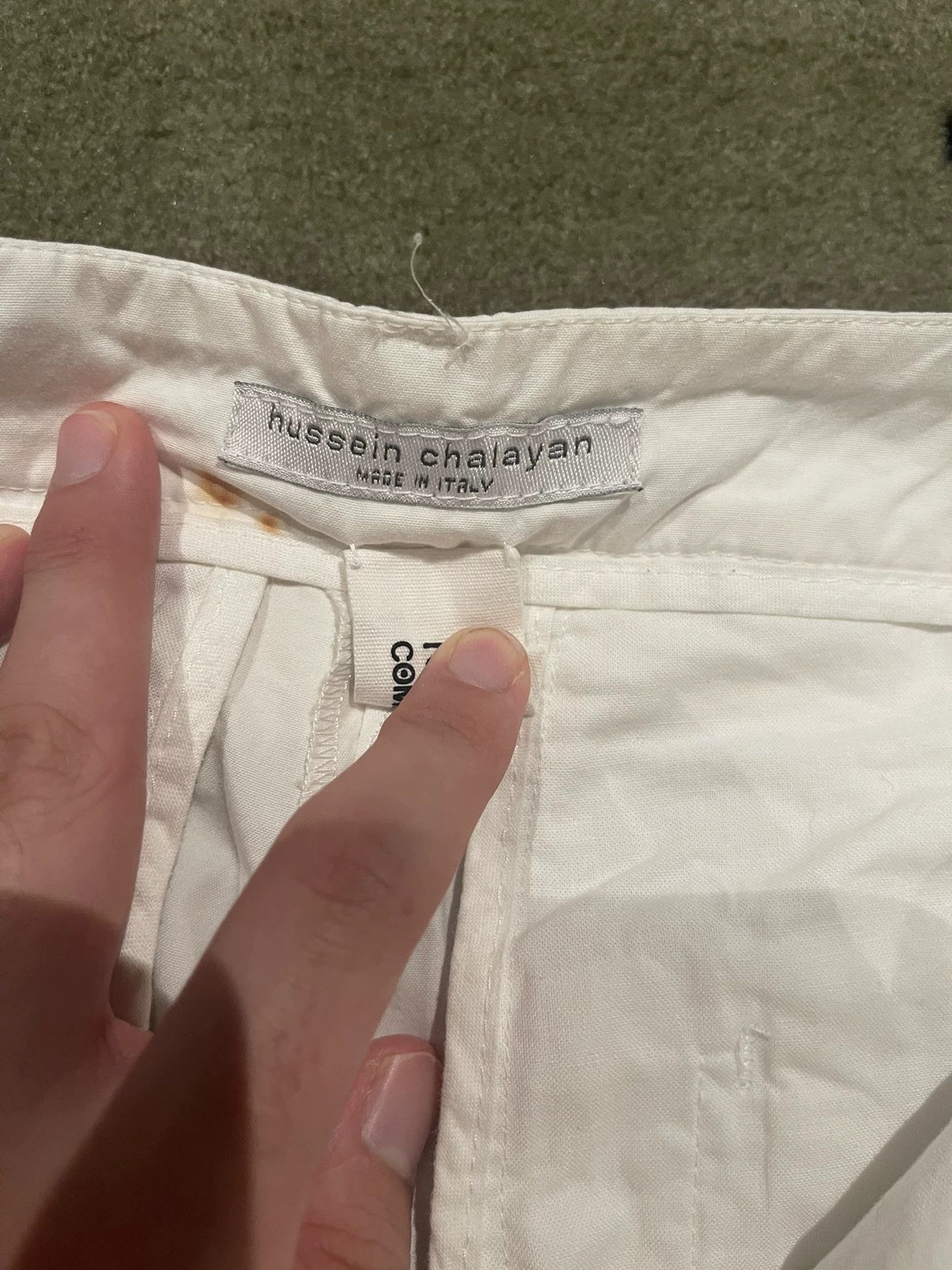 Hussein Chalayan unique distressed white adjustable pants Size US 38 / EU 54 - 8 Thumbnail