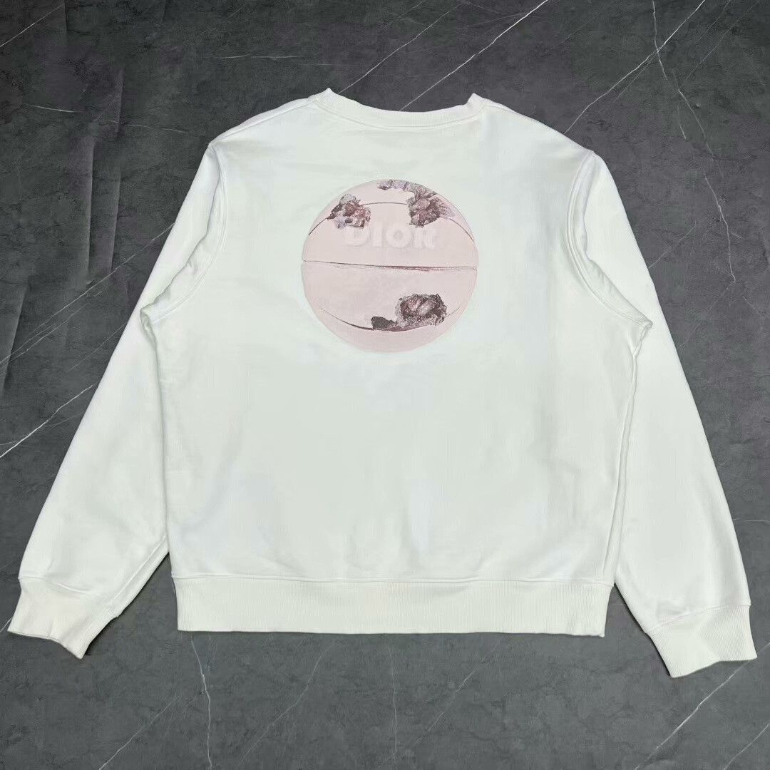 Dior dior artist collaboration distressed basketball sweatshirt Size US XXL / EU 58 / 5 - 2 Thumbnail