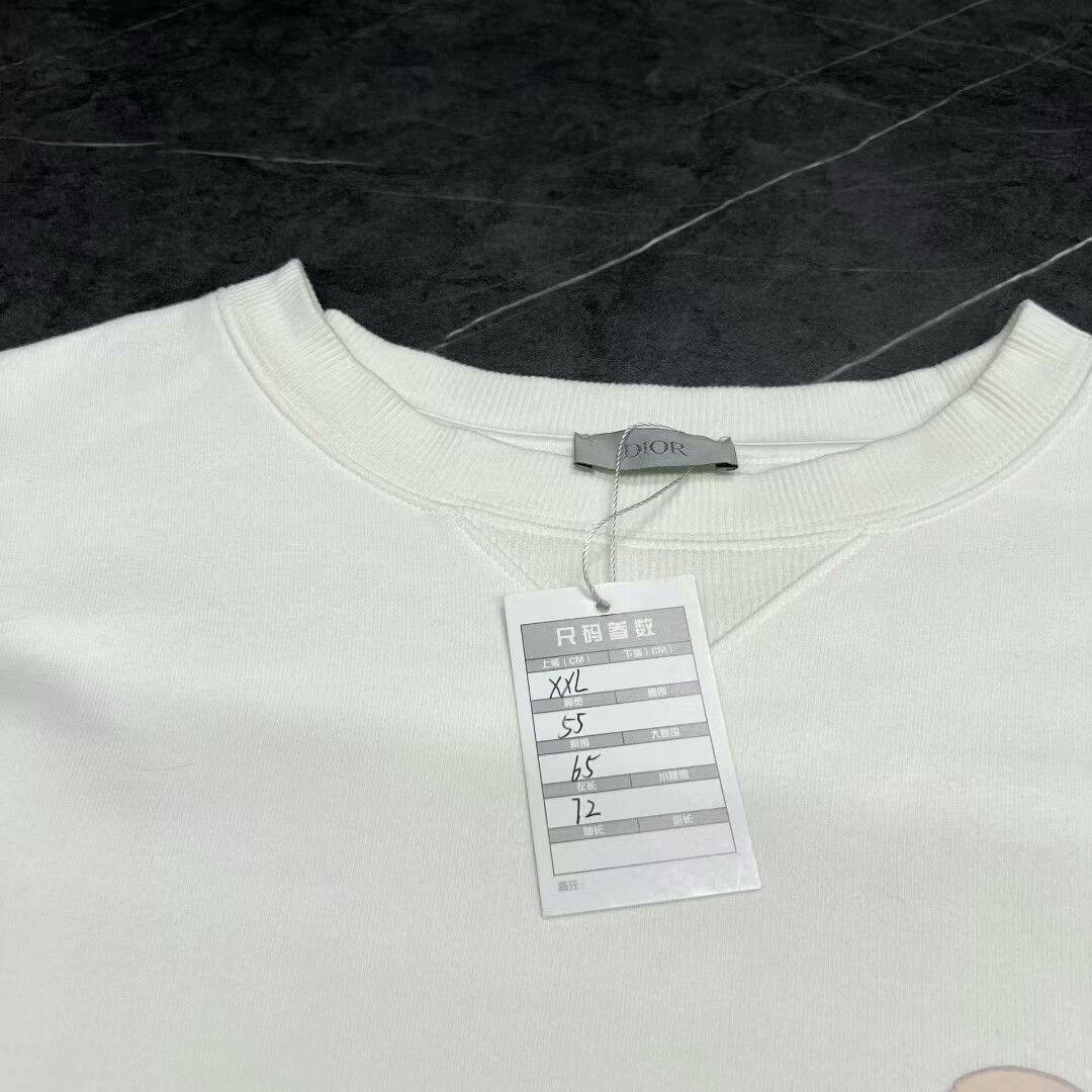 Dior dior artist collaboration distressed basketball sweatshirt Size US XXL / EU 58 / 5 - 6 Thumbnail