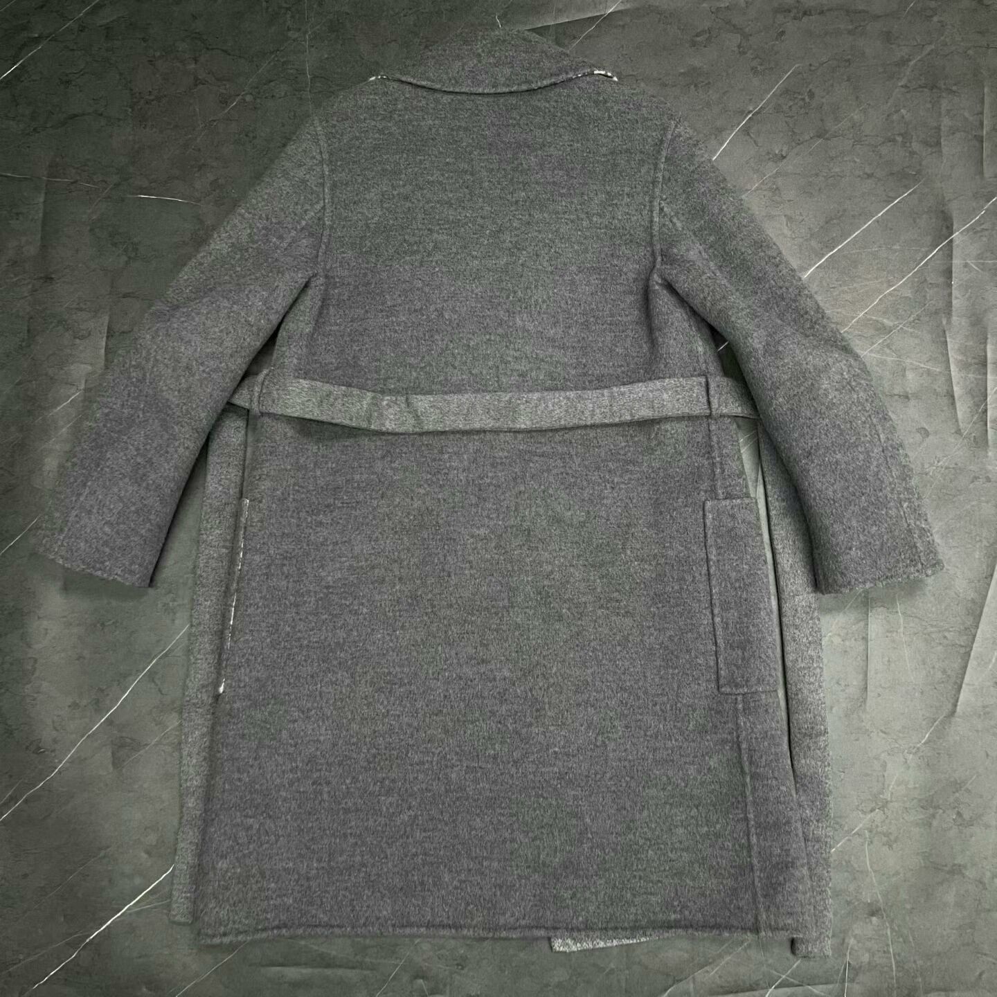Dior dior wool blend coat with logo print Size S / US 4 / IT 40 - 2 Thumbnail