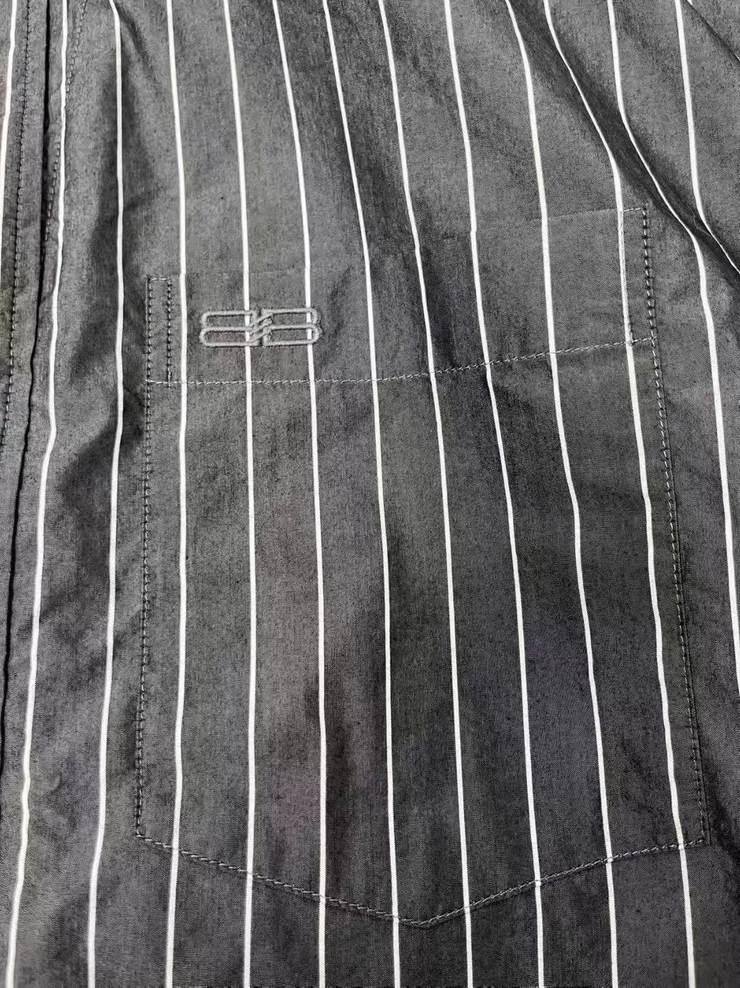 Balenciaga black striped long sleeve button-up shirt Size US XS / EU 42 / 0 - 3 Thumbnail
