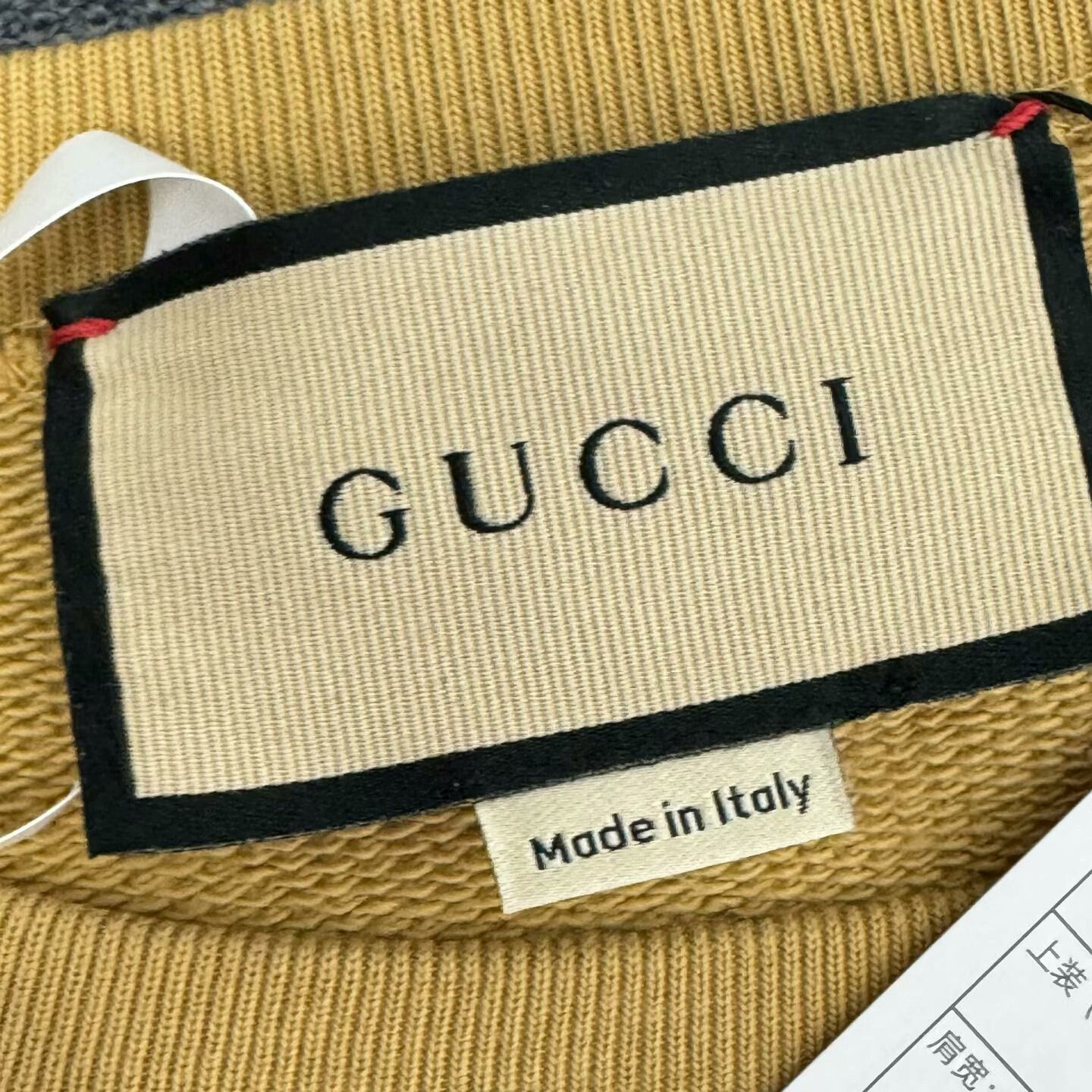 Gucci gucci 1921 logo sweatshirt in yellow Size US L / EU 52-54 / 3 - 2 Thumbnail