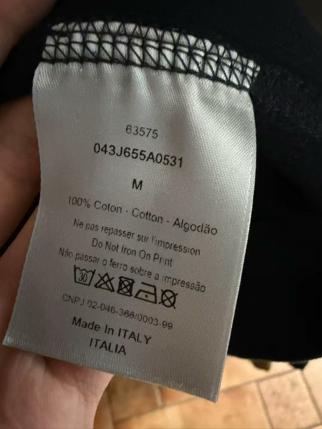 Dior dior black velvet logo sweatshirt medium Size US M / EU 48-50 / 2 - 4 Thumbnail