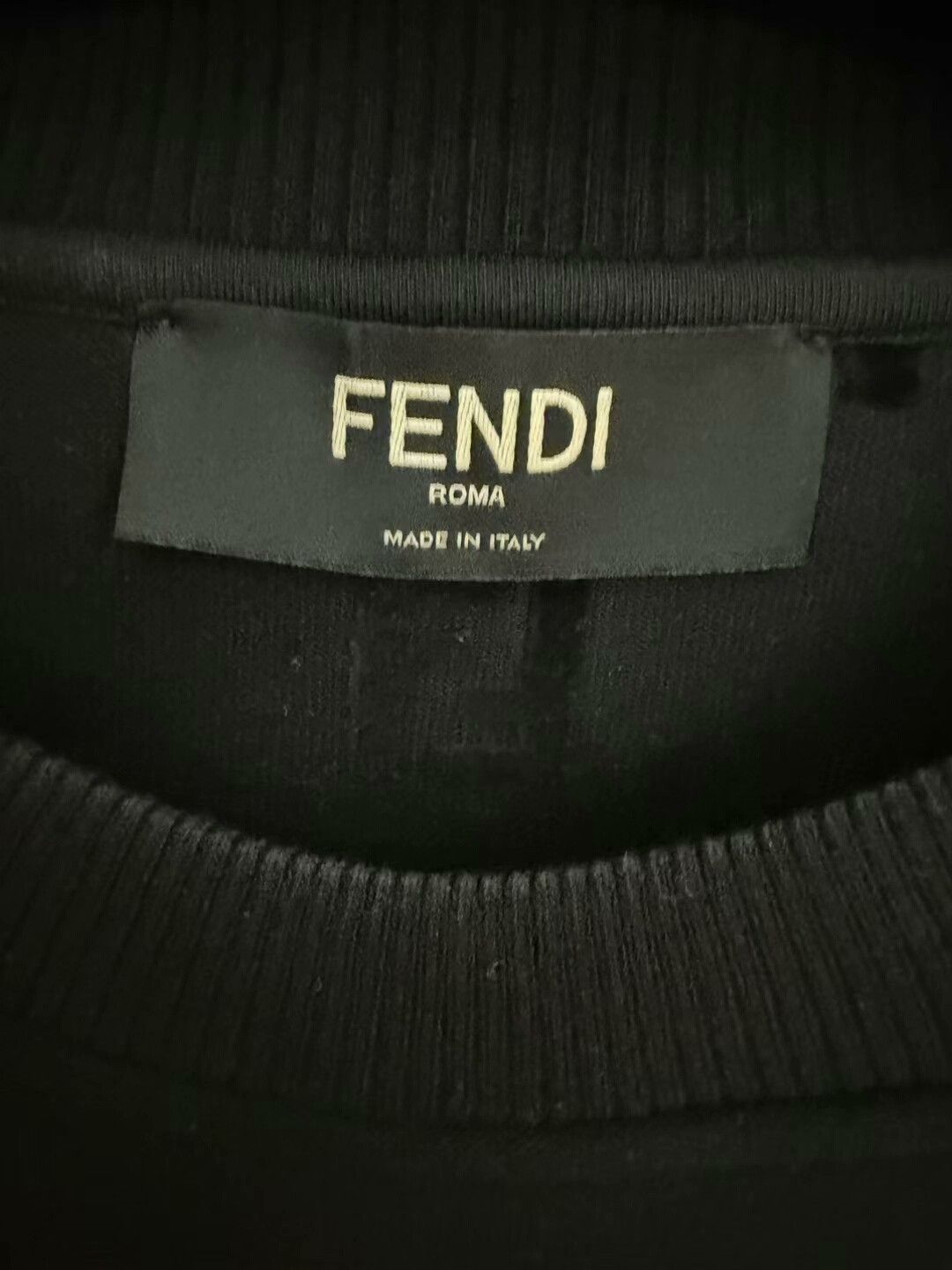 Fendi fendi print logo space fleece sweatshirt Size US L / EU 52-54 / 3 - 2 Thumbnail