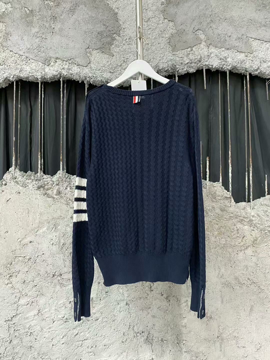 Thom Browne thom browne striped knitted sweater size 2 Size US M / EU 48-50 / 2 - 2 Thumbnail
