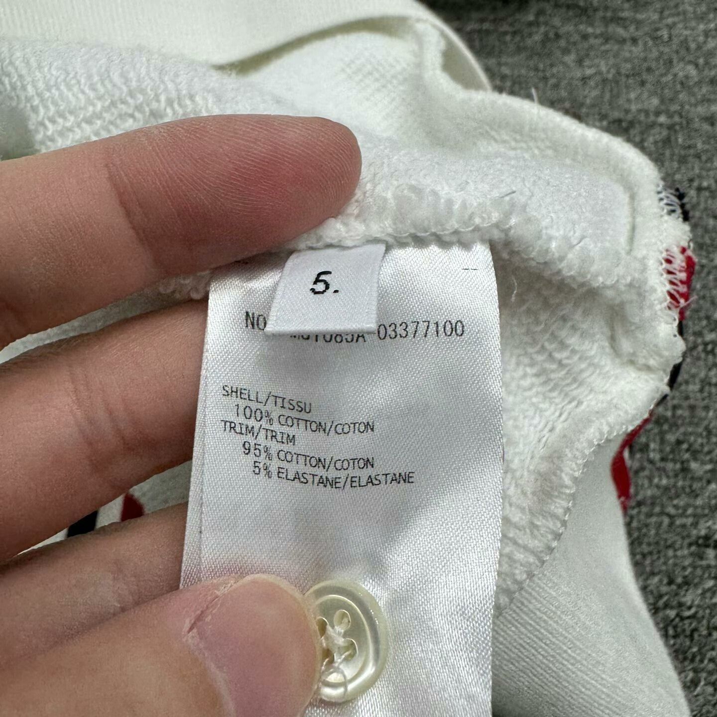 Thom Browne thom browne striped sweatshirt size 5 Size US XL / EU 56 / 4 - 5 Thumbnail