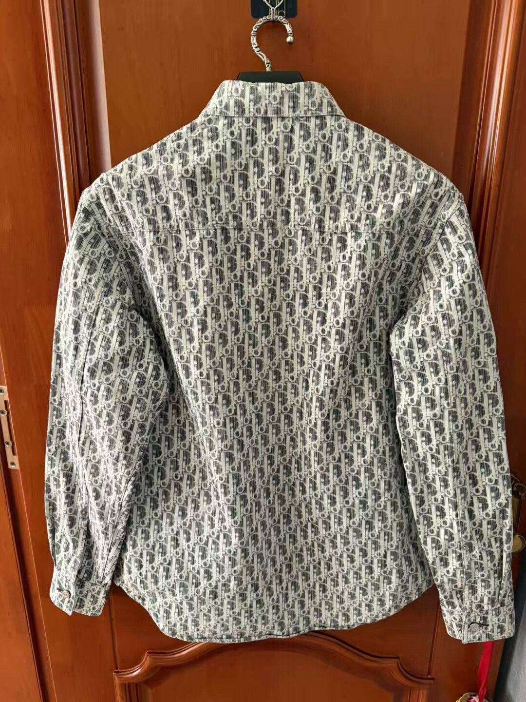 Dior dior logo printed gray white shirt Size US M / EU 48-50 / 2 - 2 Thumbnail