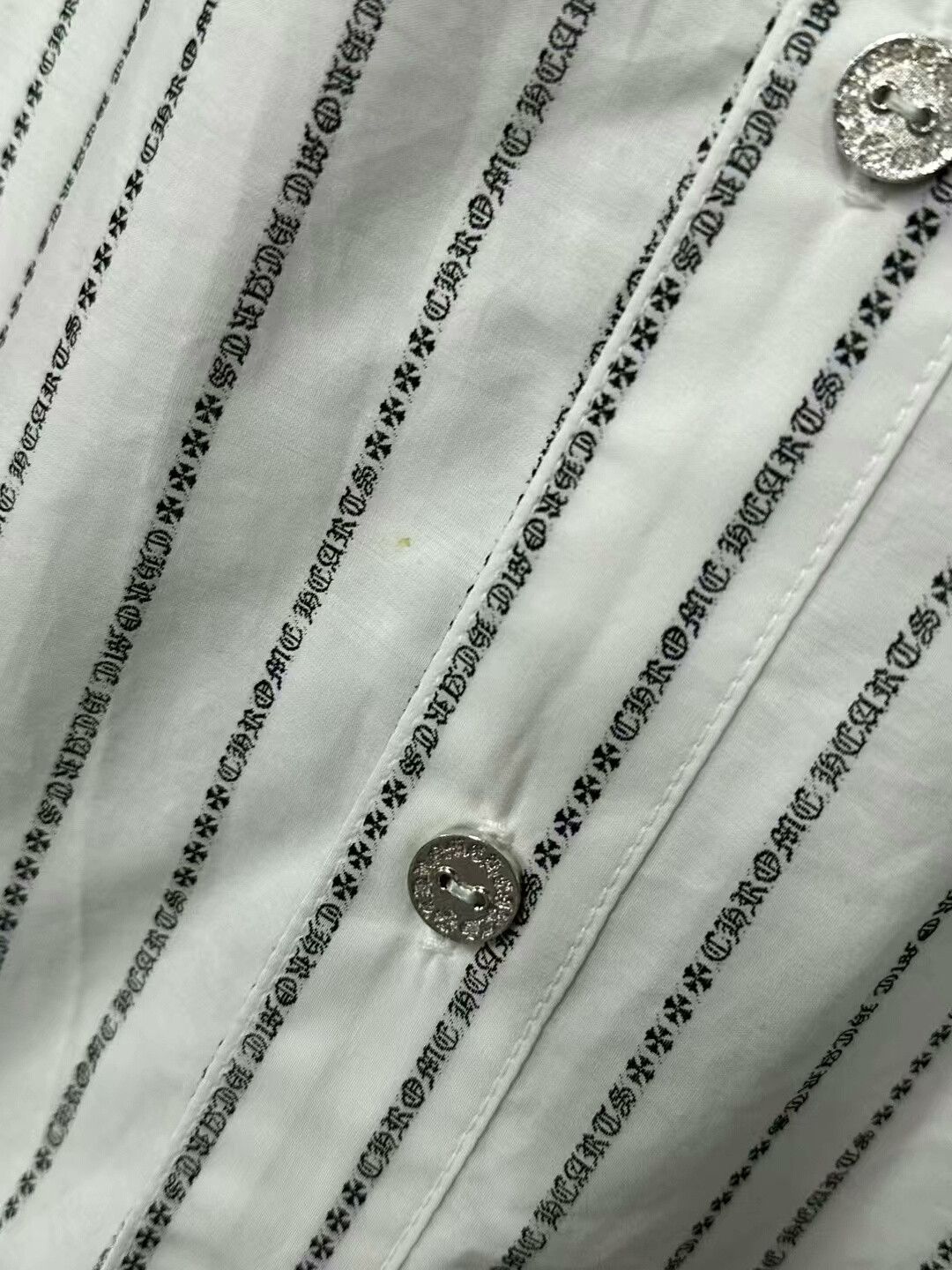 Chrome Hearts chrome hearts striped long sleeve shirt Size US M / EU 48-50 / 2 - 4 Thumbnail