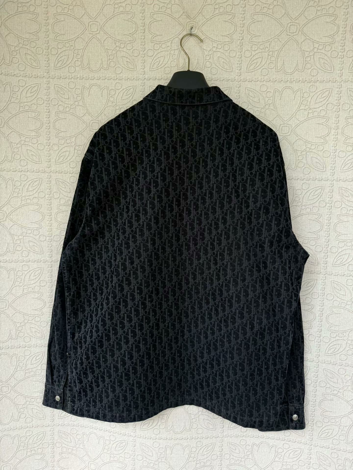 Dior dior black velvet printed denim shirt Size US XXL / EU 58 / 5 - 2 Thumbnail