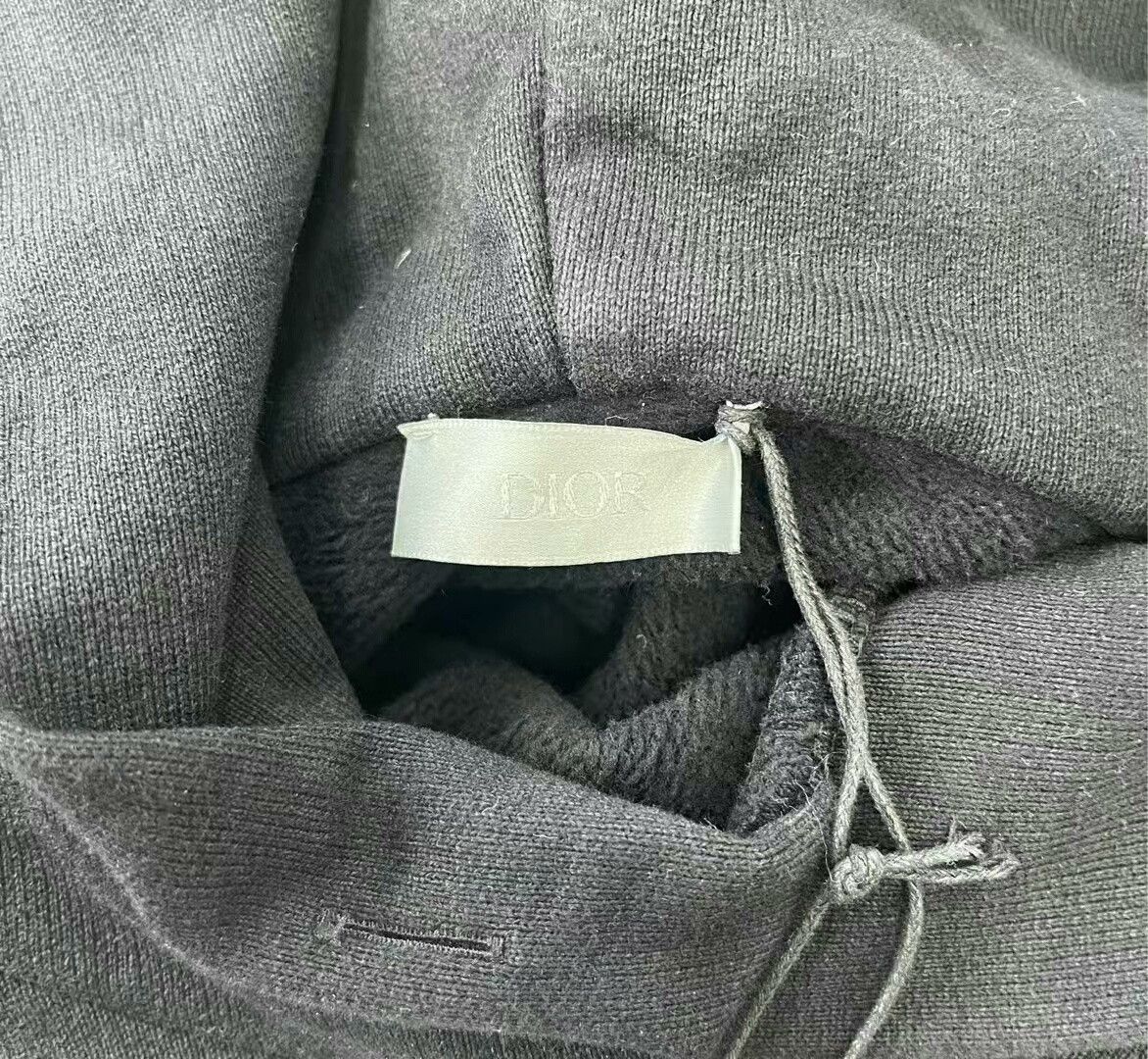 Dior Dior Embroidered Hooded Sweatshirt with Sparkles Size XS / US 0-2 / IT 36-38 - 2 Thumbnail
